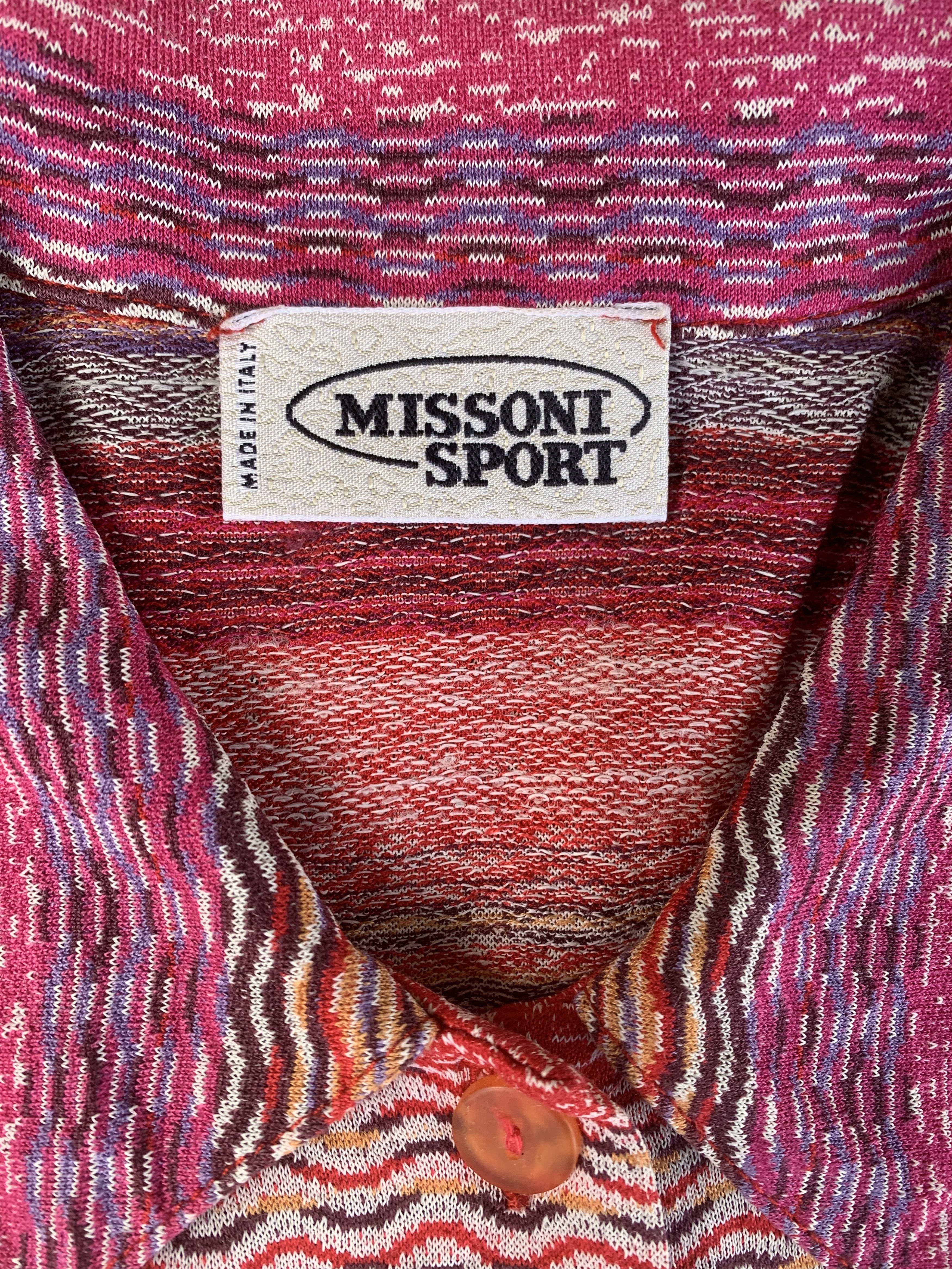 Missoni Missoni sport multiple colour t shirt Size L / US 10 / IT 46 - 4 Thumbnail