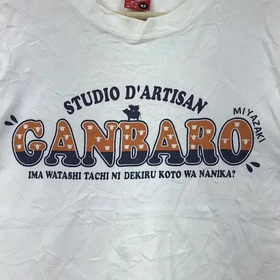 Studio D'Artisan Vtg STUDIO D’ARTISAN GANBARO Japan Tee Shirt Osaka 5 Size XS / US 0-2 / IT 36-38 - 4 Thumbnail