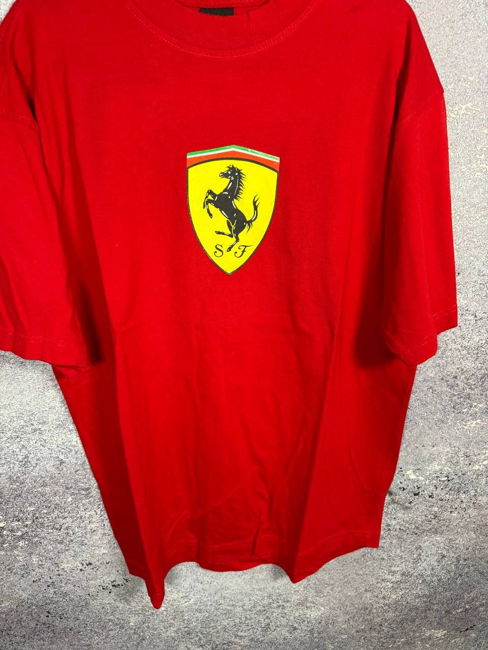 Ferrari × Formula 1 00's Vintage Ferrari Big Logo T-Shirt y2k XL size Size US XL / EU 56 / 4 - 4 Thumbnail
