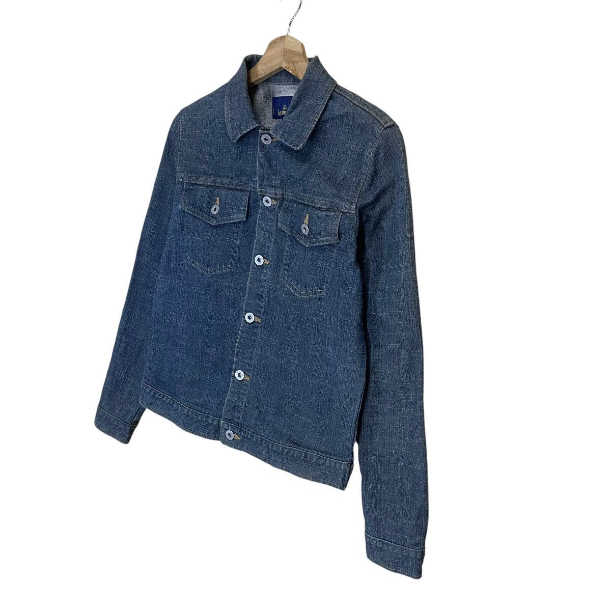 Japanese Brand Vintage 90s Leminor France Denim Jacket Size US S / EU 44-46 / 1 - 3 Thumbnail