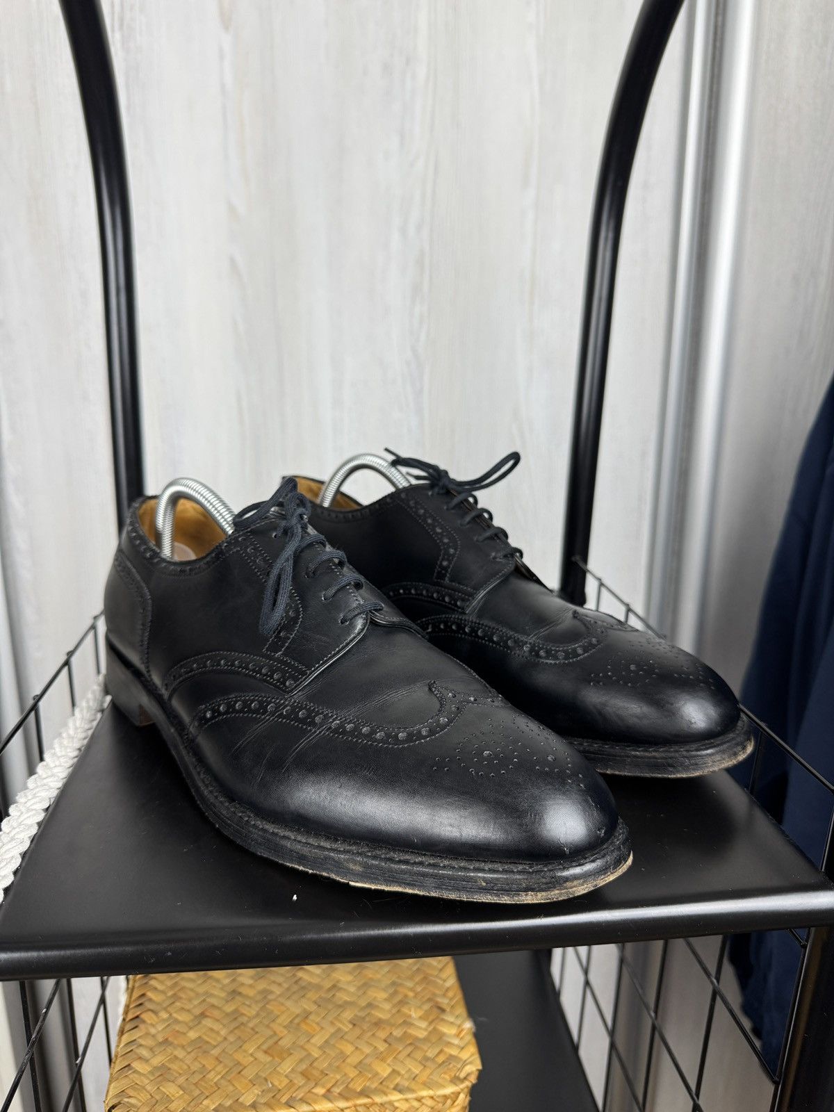 John Lobb John Lobb Darby Black Oxford Derby Classic Shoes 10E Size US 10 / EU 43 - 2 Thumbnail