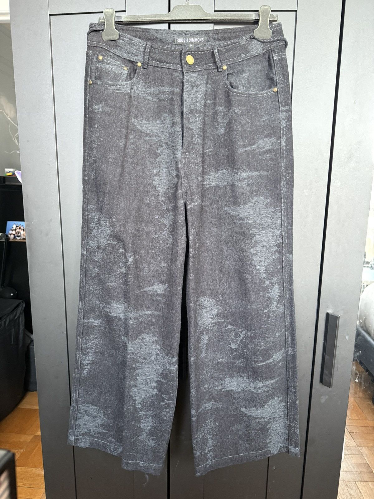 Rough Simmons Rough Simmons Black Digicamo Denim Size US 32 / EU 48 - 1 Thumbnail