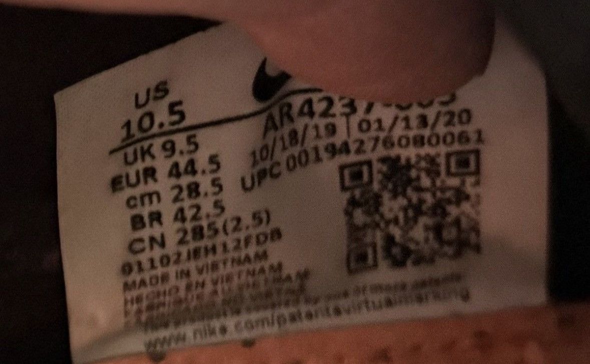 Fear of God × Nike NIKE AIR FEAR OF GOD 1 TRIPLE BLACK Size US 10.5 / EU 43-44 - 7 Thumbnail