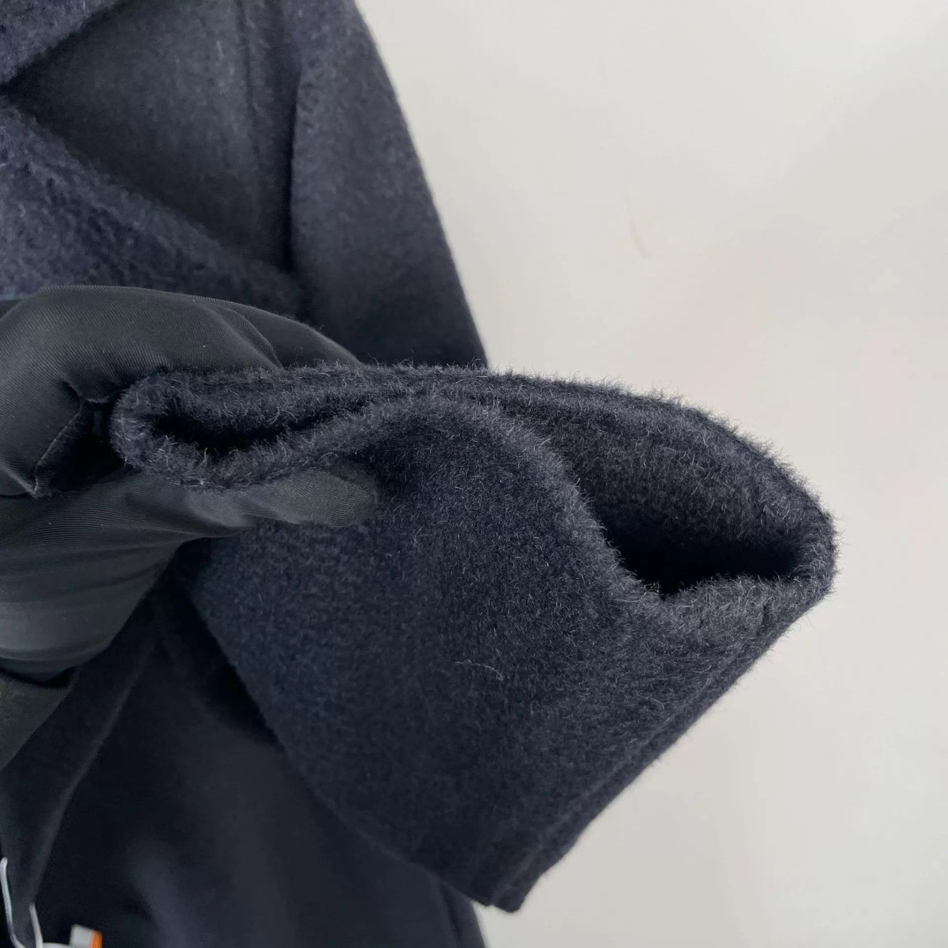 Max Mara Maxmara Women's Wool Coat Black 155/80A Size XS / US 0-2 / IT 36-38 - 8 Thumbnail