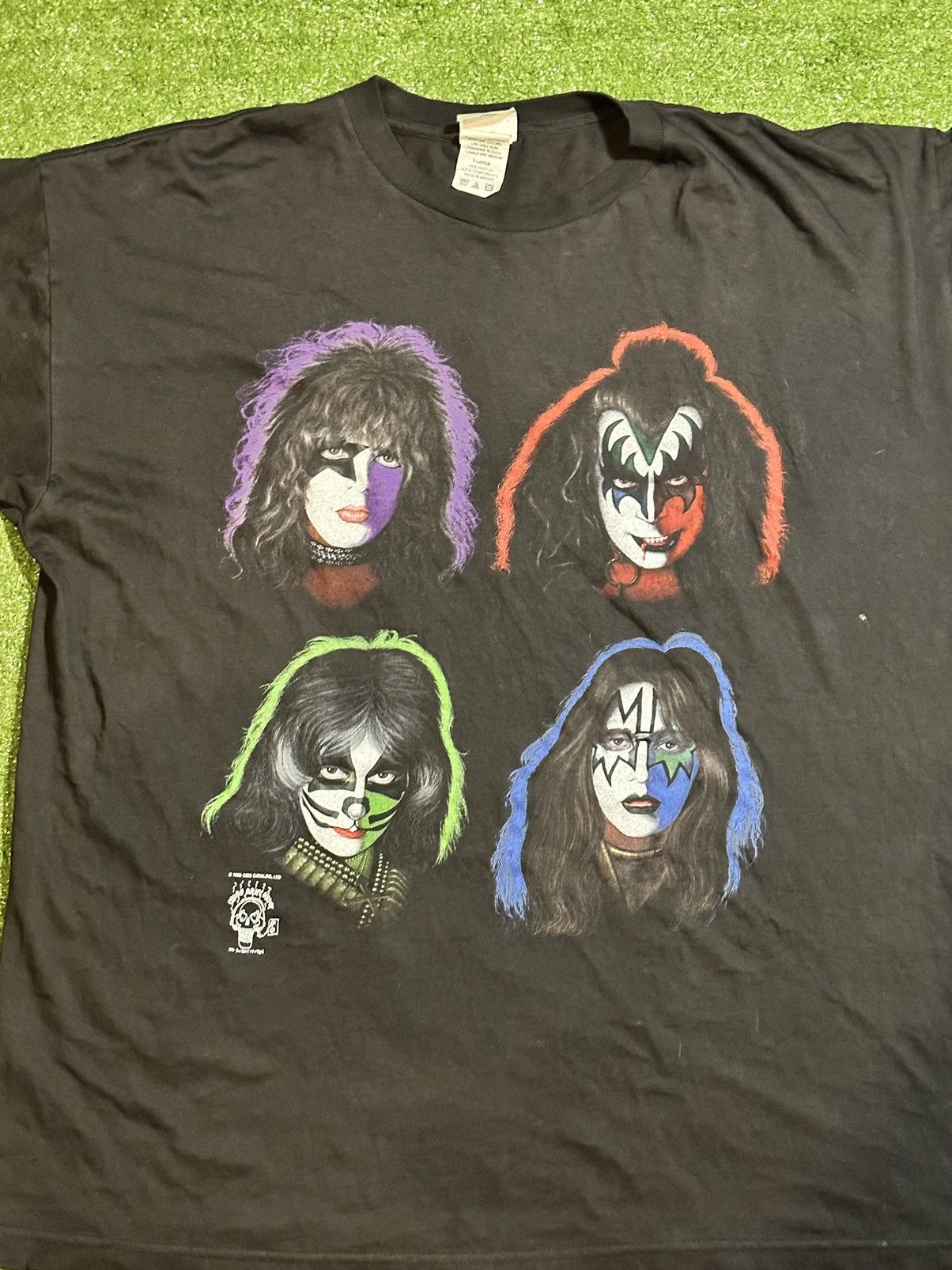 Band Tees × Vintage Vintage 90s Kiss Band Tee Size US XL / EU 56 / 4 - 2 Thumbnail