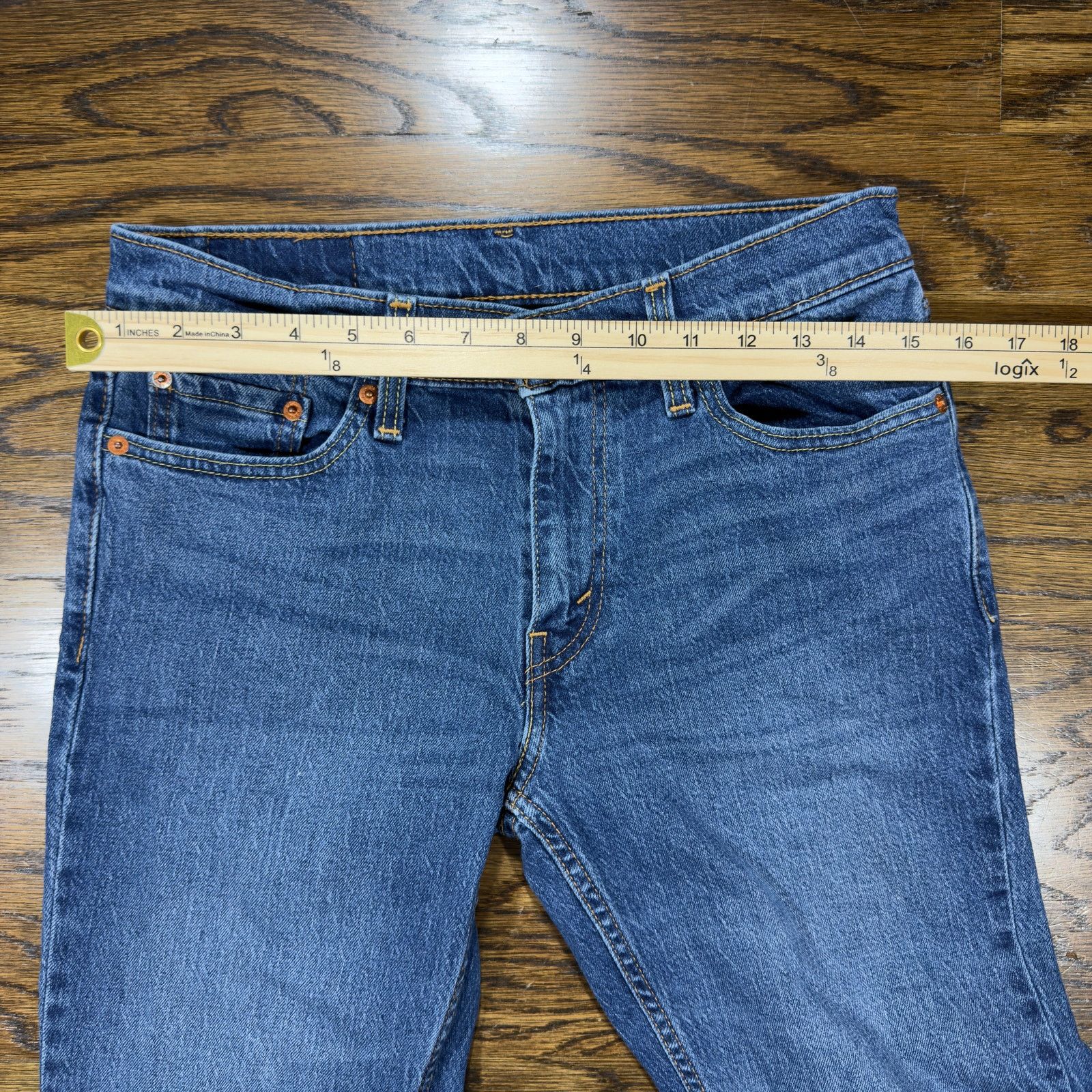 Levi's Levi's 511 Slim Fit Jeans 30x30 Medium Wash Blue Denim Size US 30 / EU 46 - 5 Thumbnail