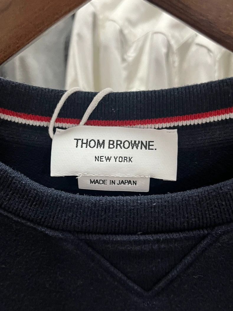 Thom Browne thom browneClassic four-striped blue sweatshirt 2503-Nextar Size US M / EU 48-50 / 2 - 3 Thumbnail
