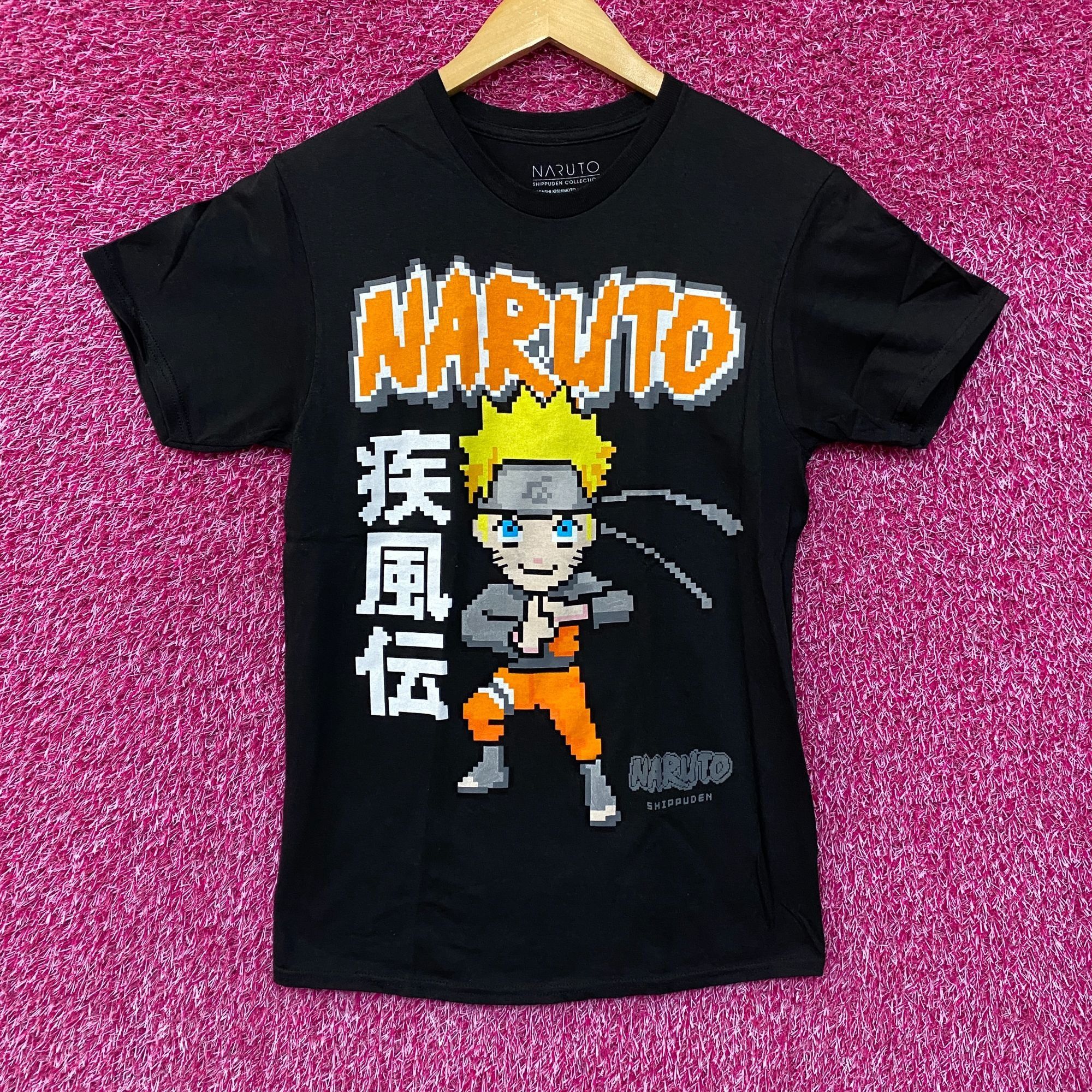 Anime Naruto Shippuden 8-Bit Anime tshirt size Small Size US S / EU 44-46 / 1 - 1 Thumbnail