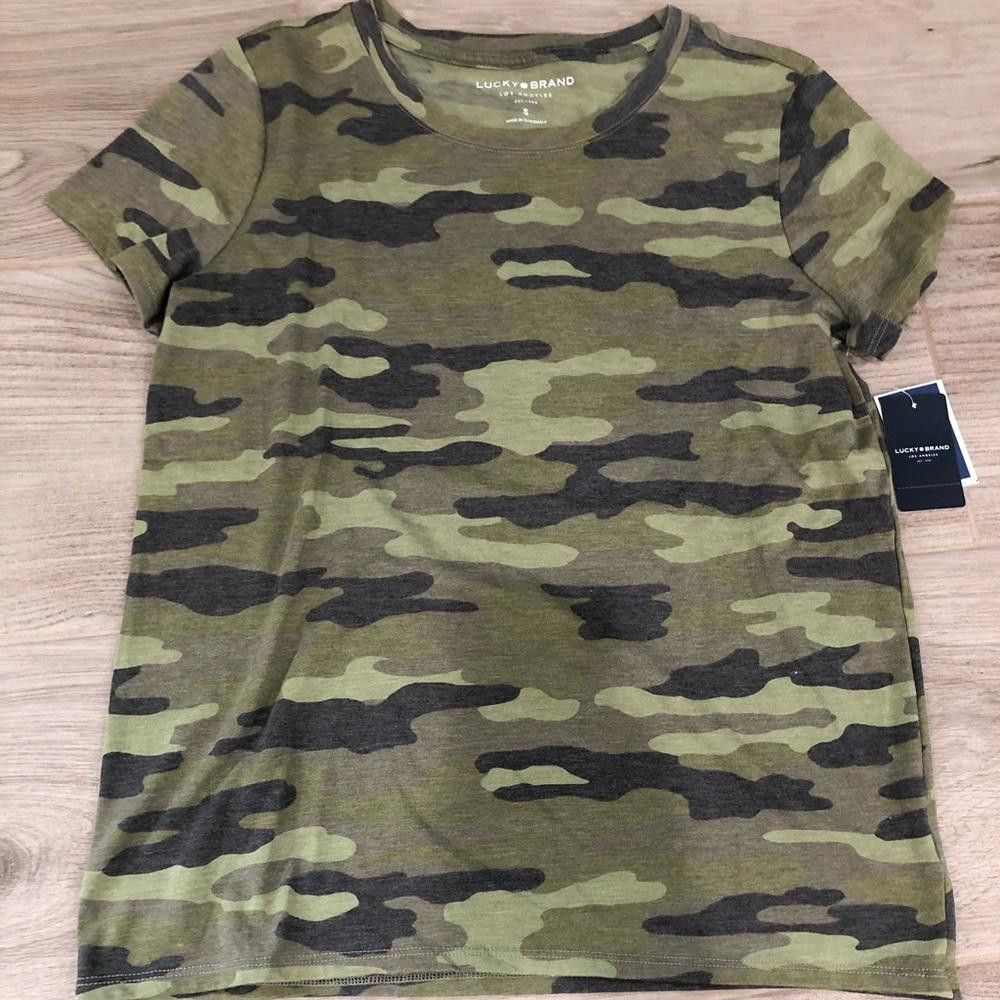 Designer Stylish Women's Camo T-Shirt - Comfortable Casual Wear Size S / US 4 / IT 40 - 2 Thumbnail