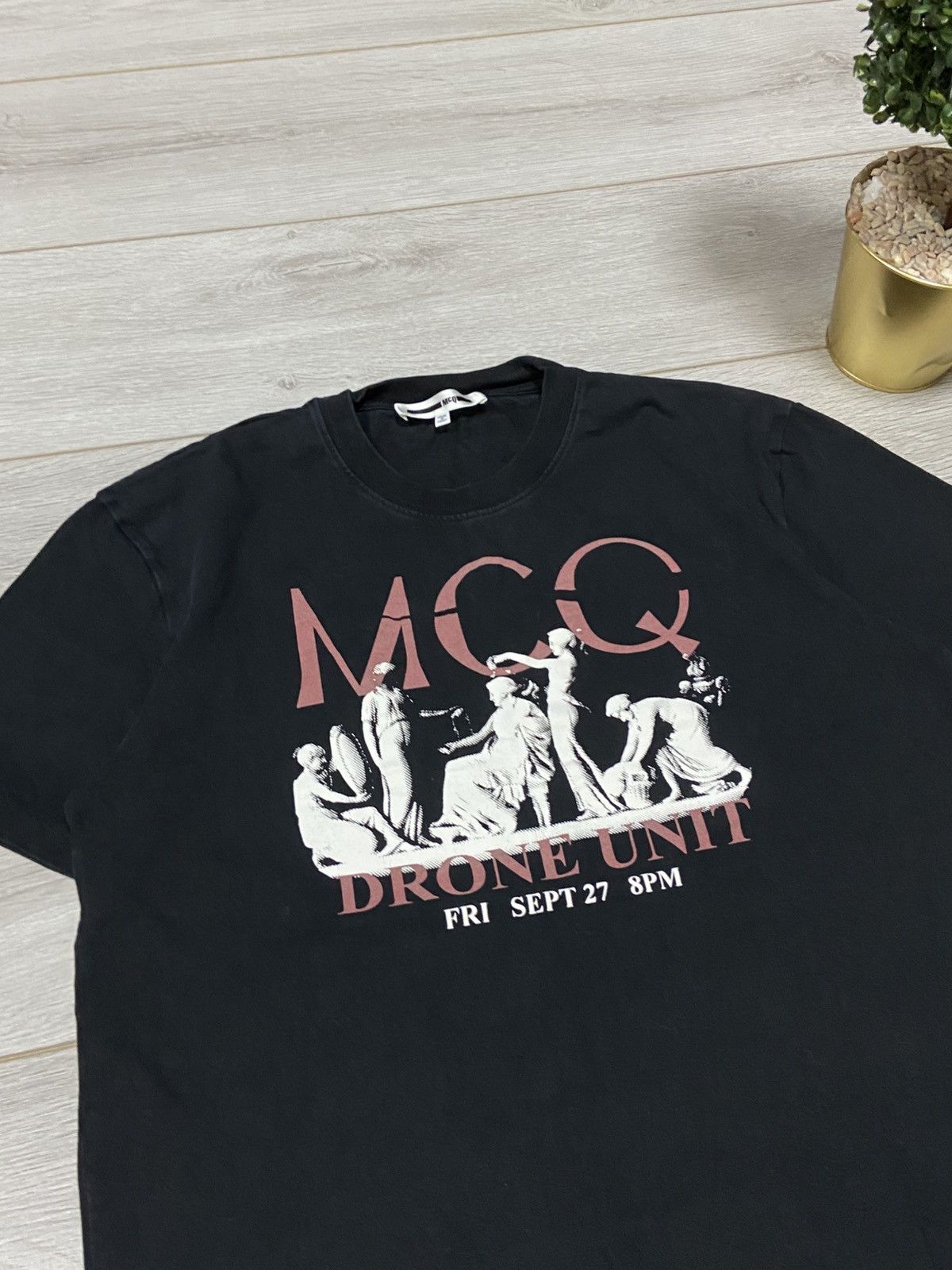 Alexander McQueen MCQ RARE Alexander McQueen Drone Unit vintage t-shirt Size US M / EU 48-50 / 2 - 3 Thumbnail
