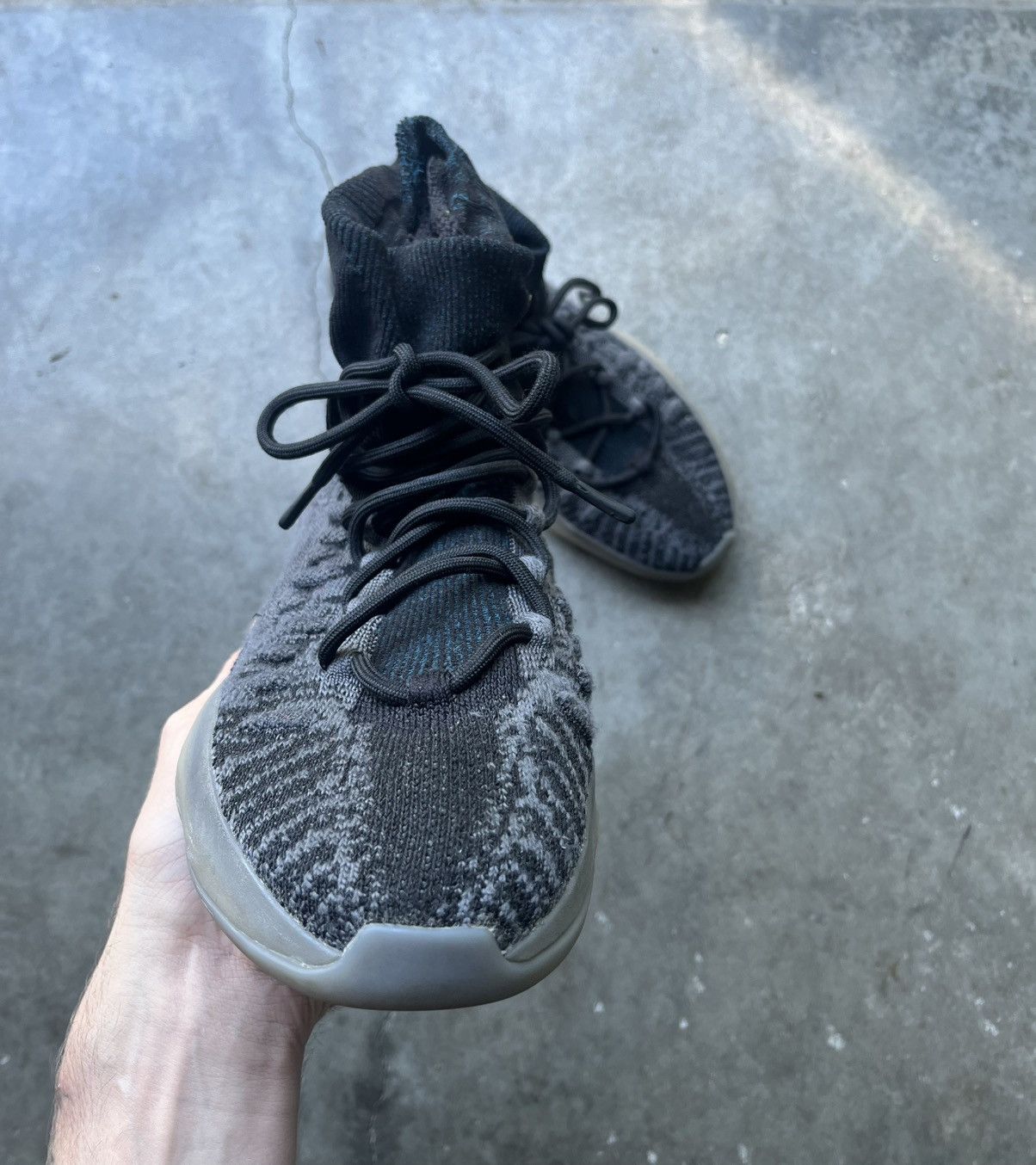 Adidas adidas yeezy BSKTBL Knit slate blue Size US 9.5 / EU 42-43 - 2 Thumbnail