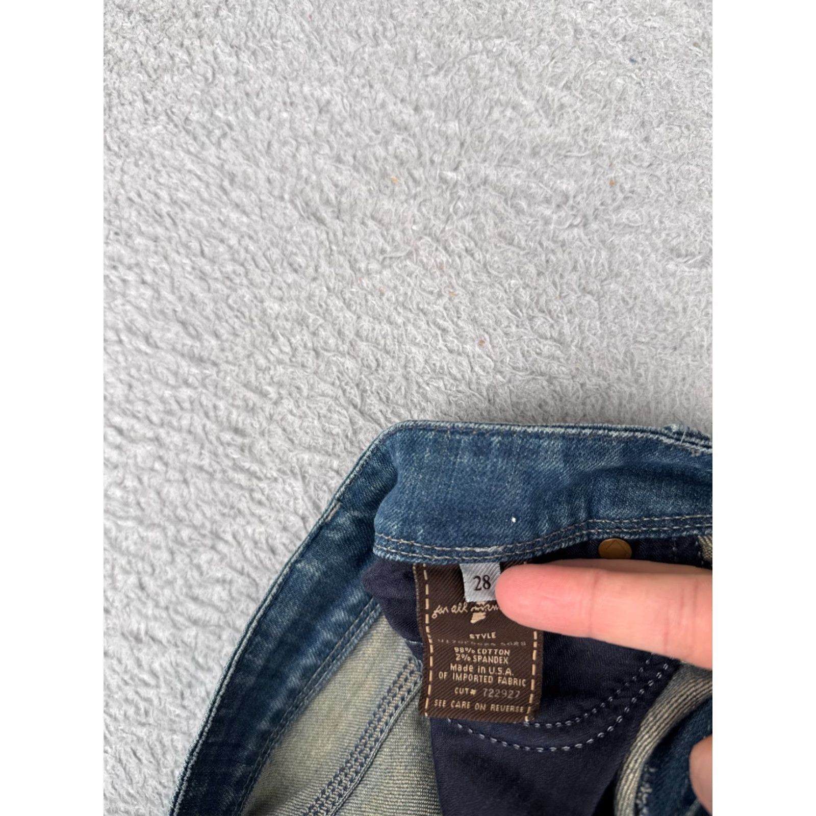 7 For All Mankind 7 For All Mankind Jeans Women 28 Blue Denim Bootcut Distressed Cotton 7 For All Mankind Pants Women 28 Blue Denim Jean Flynt Bootcut Distressed Cotton Size 28" / US 6 / IT 42 - 7 Thumbnail