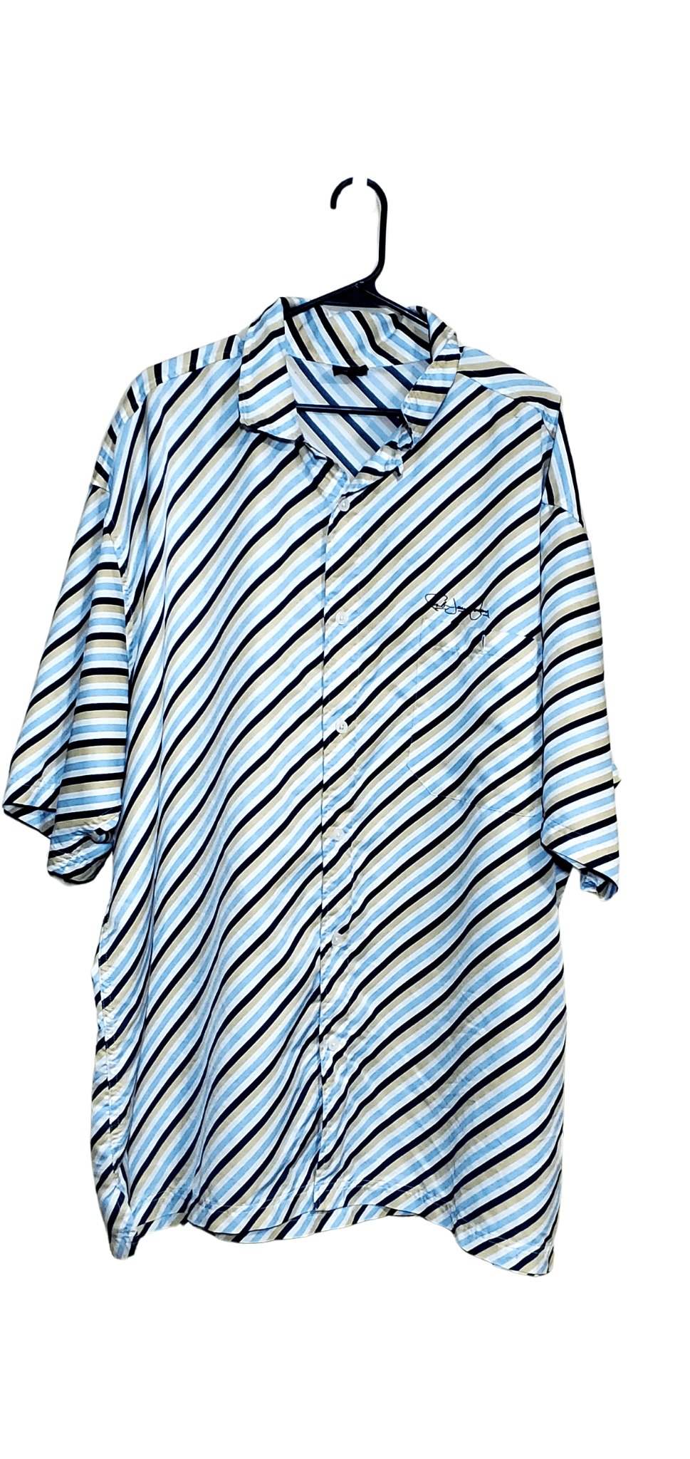 Fubu 3XL Striped Button Down Shirt Fubu x Sean John Size US XXL / EU 58 / 5 - 1 Thumbnail