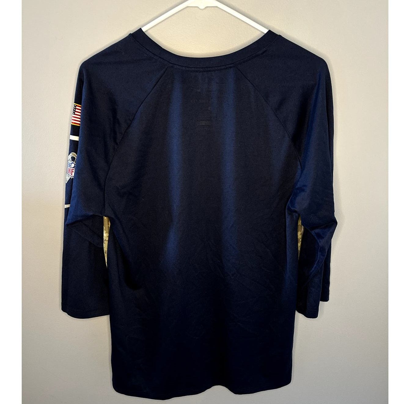 Nike NIKE New England Patriots 3/4 Sleeve Salute To Service Tee M Size M / US 6-8 / IT 42-44 - 4 Thumbnail