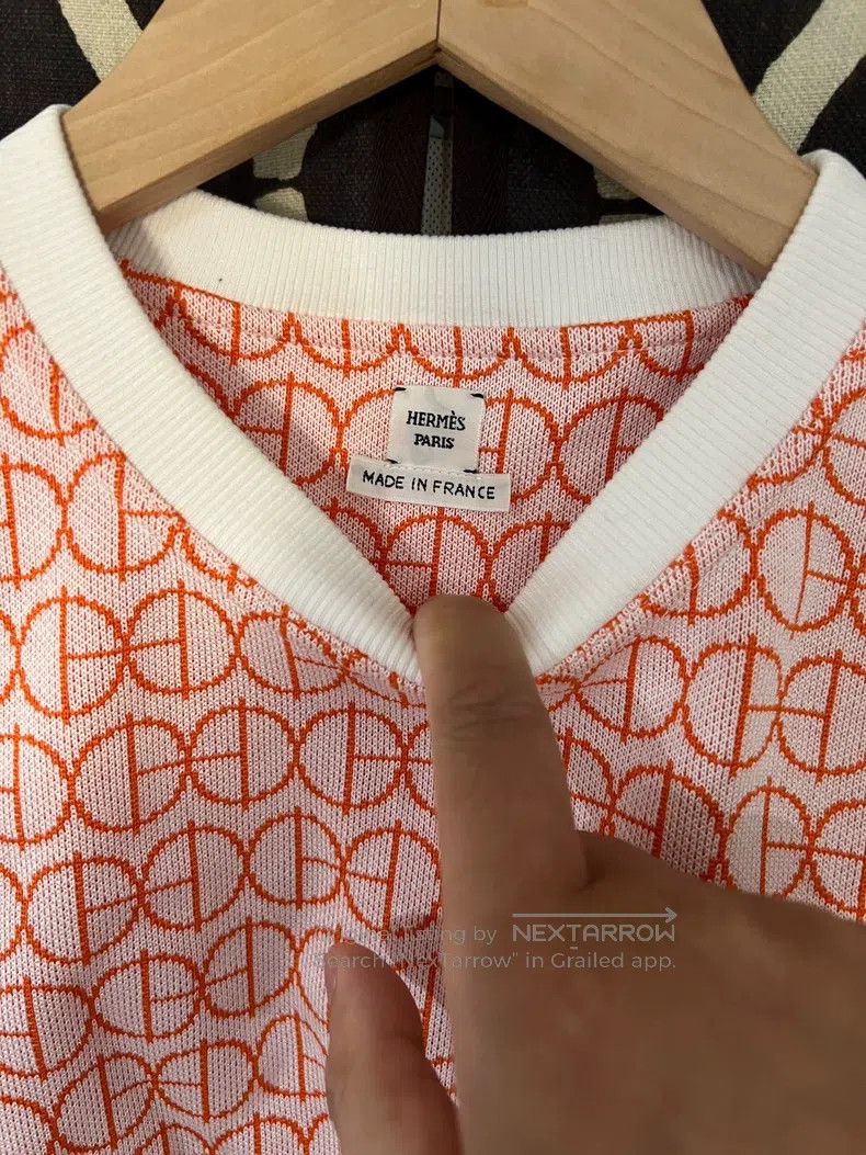 Hermes Hermes Mini H Knit Short Sleeve Size S / US 4 / IT 40 - 3 Thumbnail