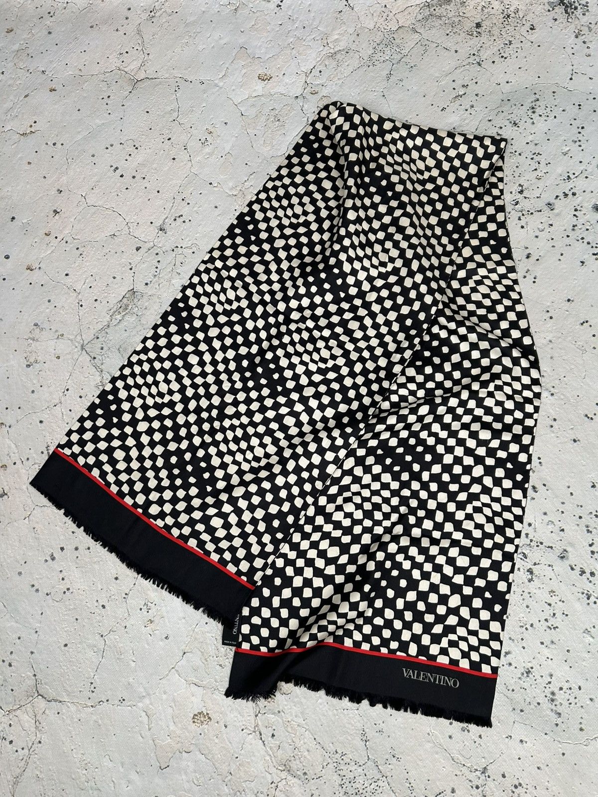 Valentino Vintage Valentino Garavani Silk Dots Scarf 90s Archive Size ONE SIZE - 4 Thumbnail