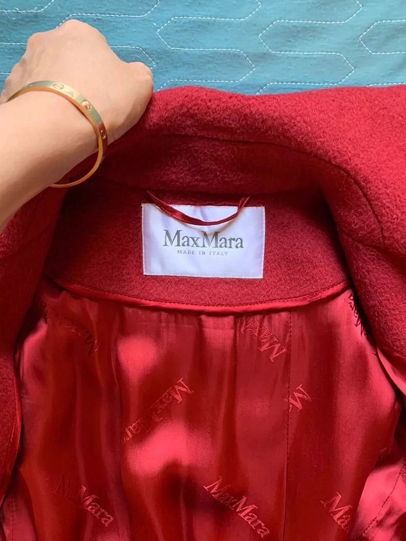 Other MaxMara Manuela Red Wool Coat-2508 Size US M / EU 48-50 / 2 - 4 Thumbnail