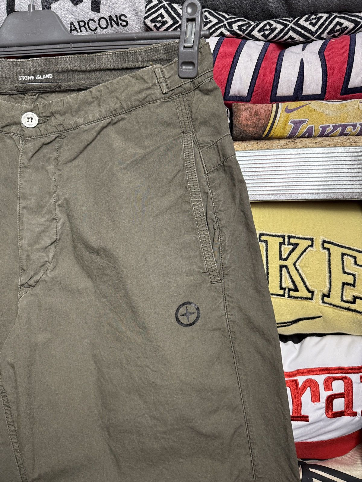 Stone Island Stone Island Denim Cargo Tactical Pants Size 33 Size US 33 - 4 Thumbnail