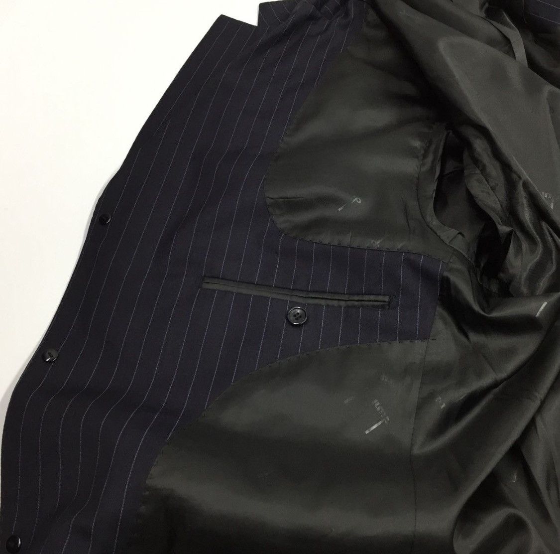 Alfred Dunhill × Designer Dunhill Classic Wool Blazer Men’s Black Jacket Size 52R - 14 Thumbnail