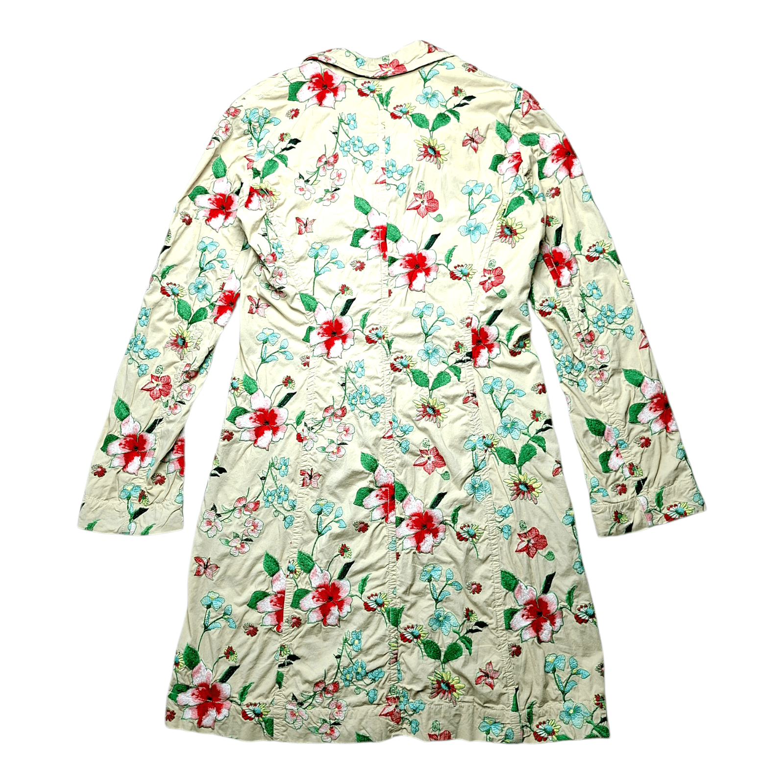 Johnny Was Johnny Was Embroidered Floral Trench Coat Made in USA Size S / US 4 / IT 40 - 2 Thumbnail