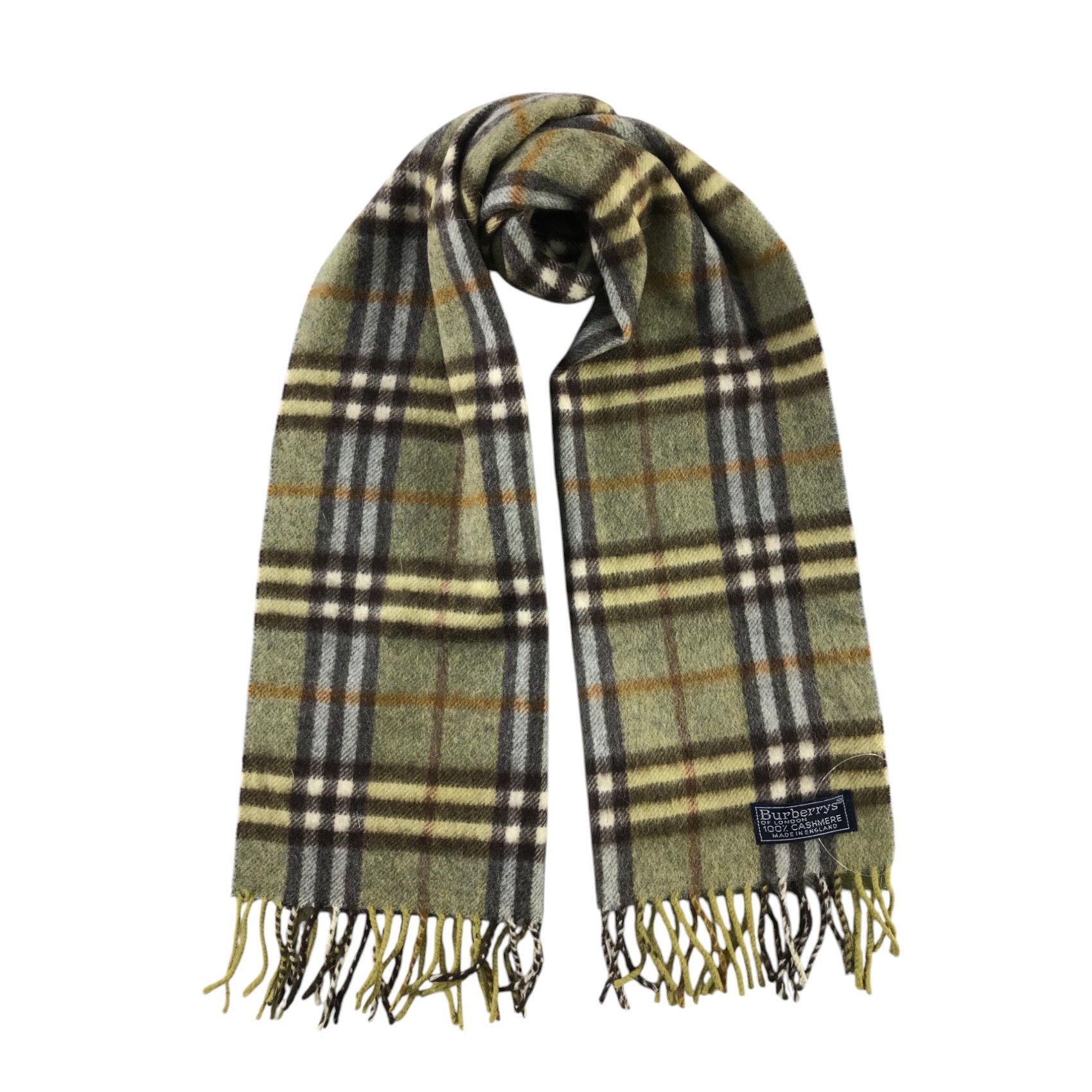 Burberry × Vintage Burberry Scarf / Muffler / Neckwear - WW1892 Size ONE SIZE - 1 Thumbnail