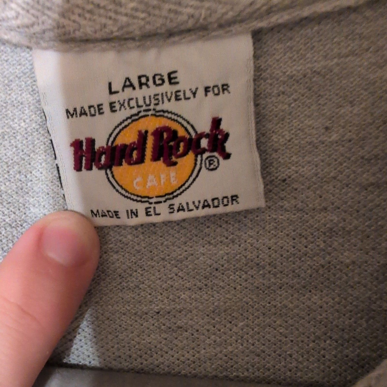 Hard Rock Cafe Hard Rock Cafe Shirt Mens L Gray Short Sleeve Polo Honolulu Size US L / EU 52-54 / 3 - 2 Thumbnail