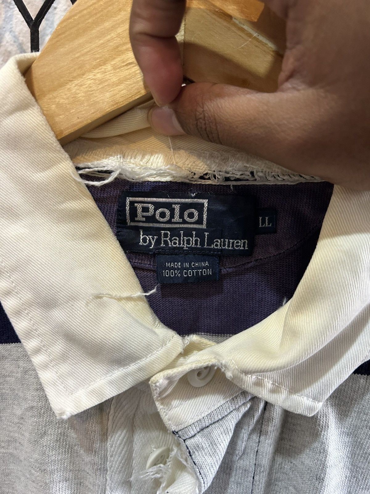 Polo Ralph Lauren Polo Rugby stripe By Polo Ralph Lauren Size US L / EU 52-54 / 3 - 3 Thumbnail