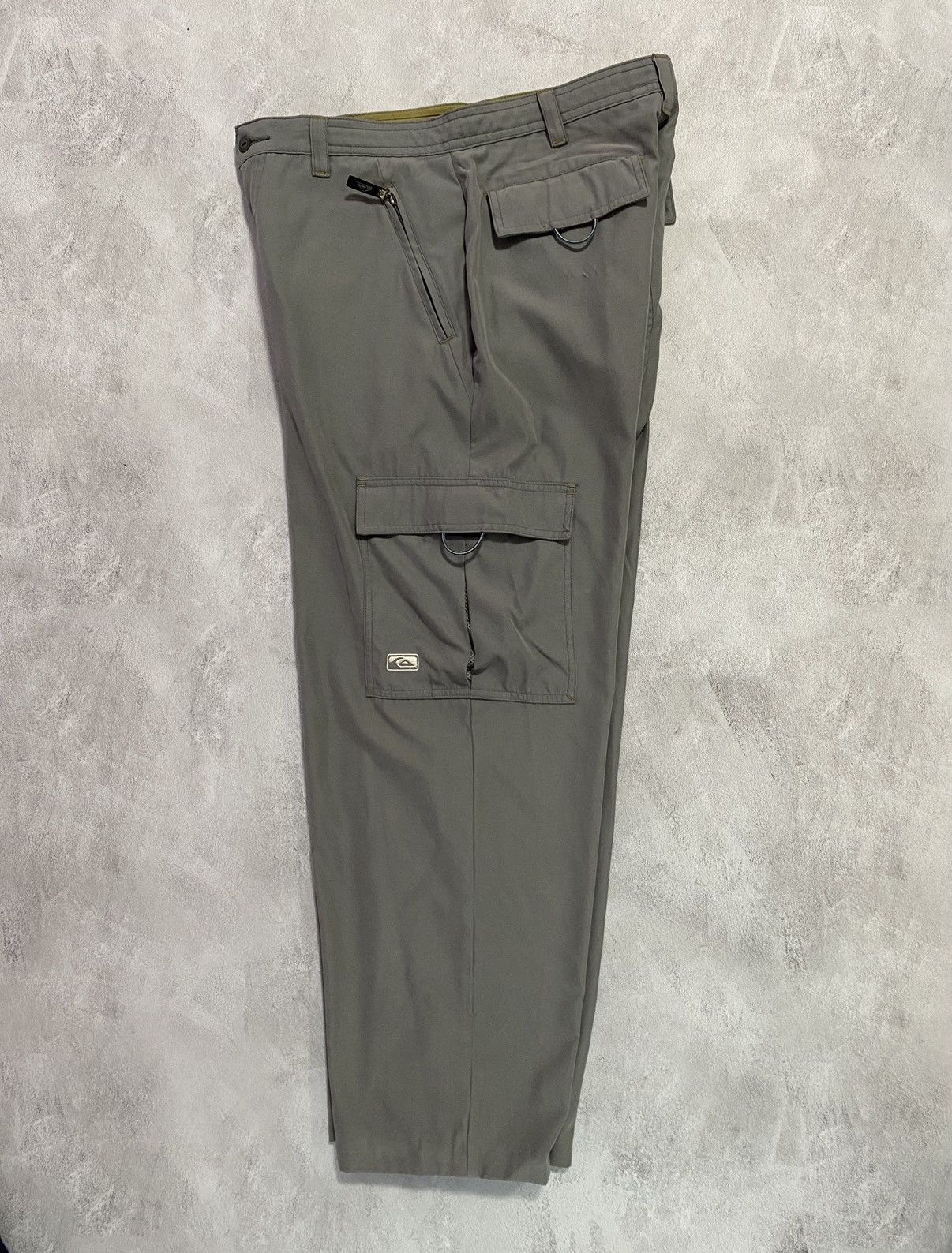 Japanese Brand × Quiksilver Vintage 90s y2k crazy pants cargo Quiksilver velvet SIZE - M Size US 33 - 3 Thumbnail