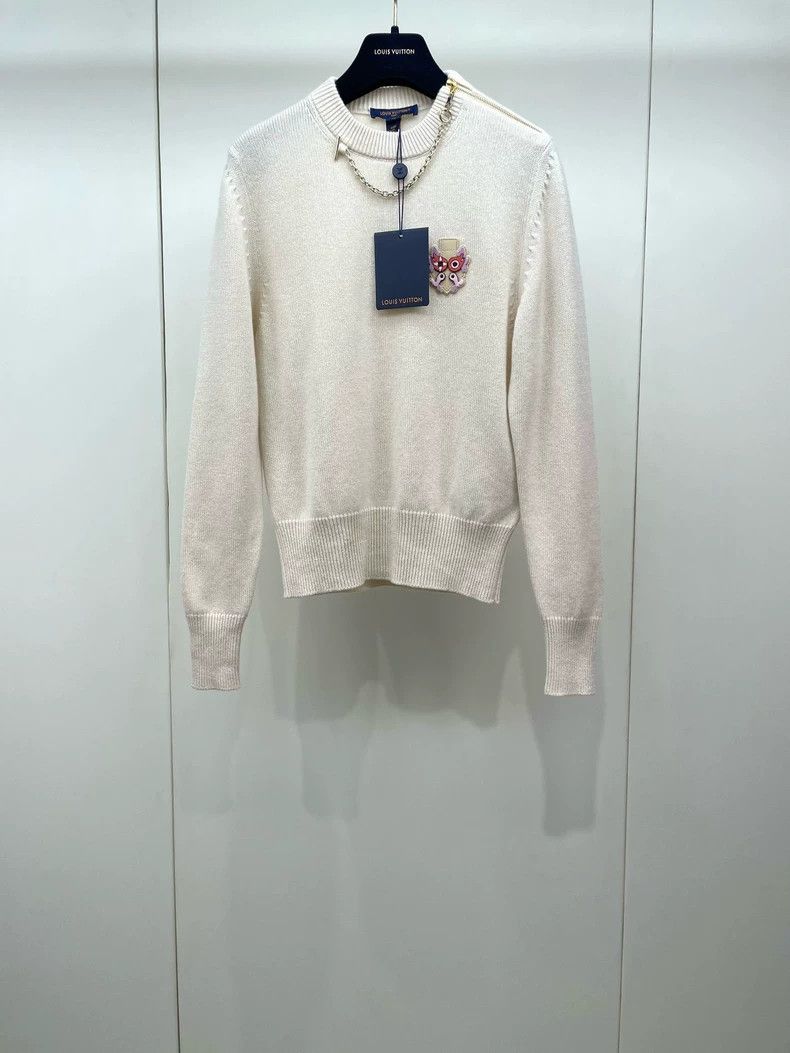 Louis Vuitton Louis Vuitton Chain knitted cashmere sweater Size XS / US 0-2 / IT 36-38 - 1 Thumbnail