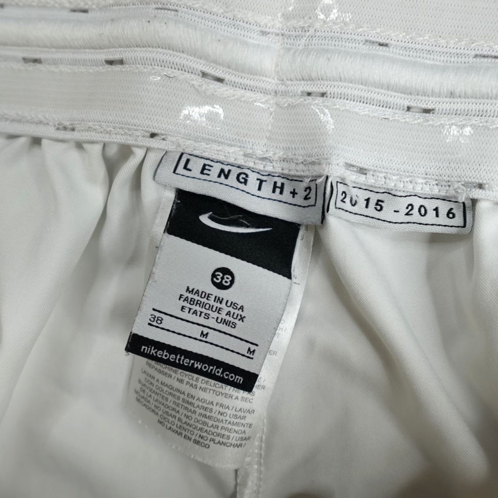 Nike Nike Florida State Seminoles Basketball Shorts White 38 Men Regular Athletic Drawstring Shorts Size US 38 / EU 54 - 5 Thumbnail