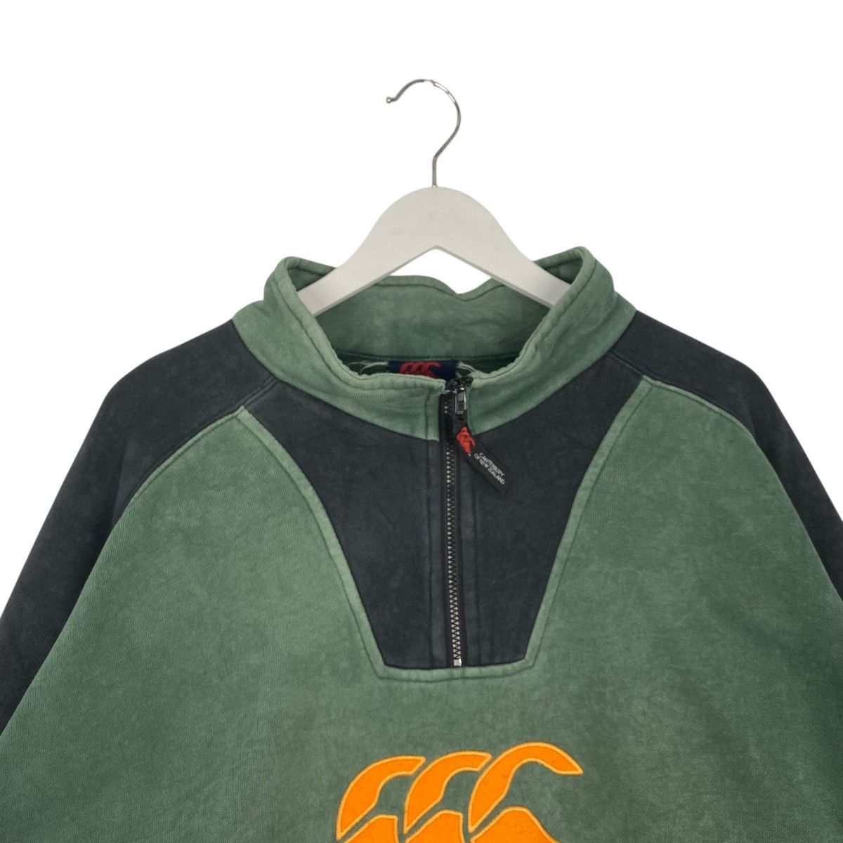 Vintage Vintage Canterbury Of New Zealand Half Zipper Green Size M Size US M / EU 48-50 / 2 - 4 Thumbnail