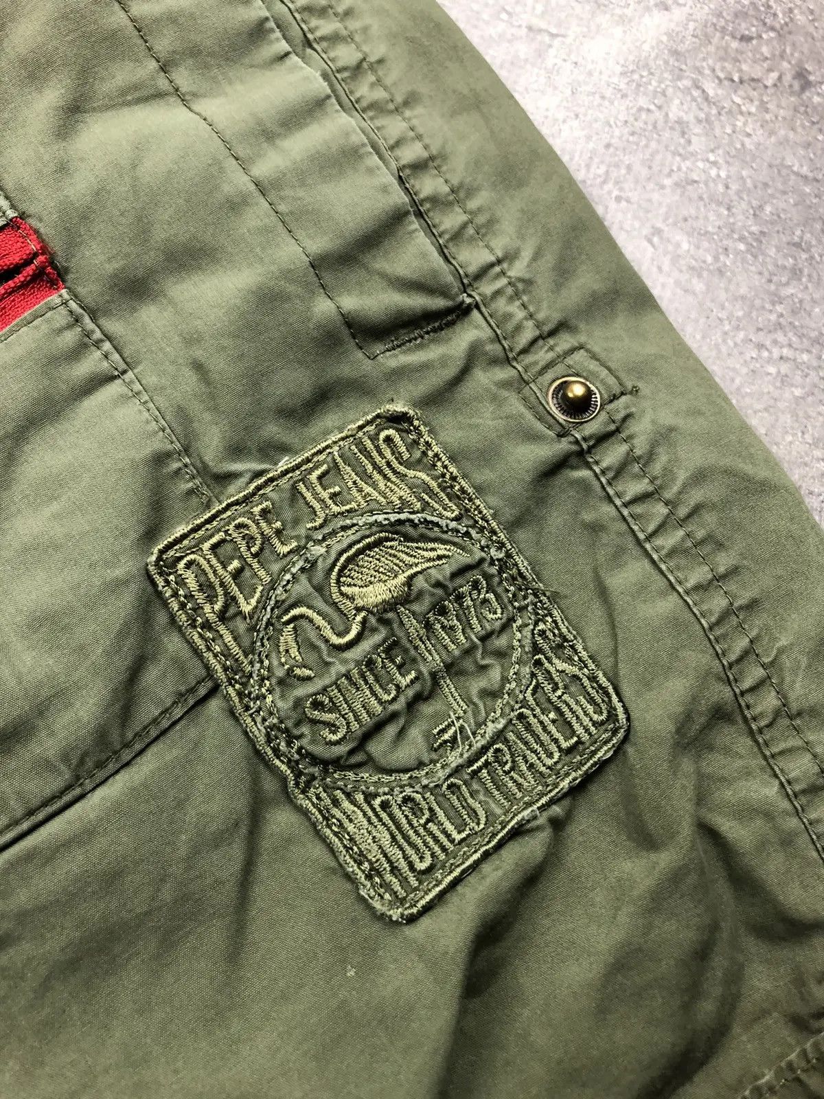 Vintage PEPE JEANS Avantgarde Y2k Style Hype Streetwear Big Logo Size 28" / US 6 / IT 42 - 4 Thumbnail