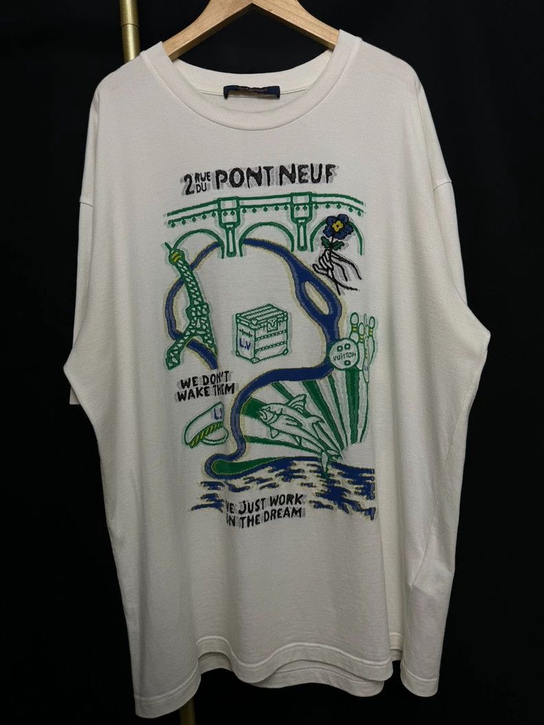 Louis Vuitton Louis Vuitton SS 24 Letter Tower Knit Short Sleeve Size US XL / EU 56 / 4 - 1 Thumbnail