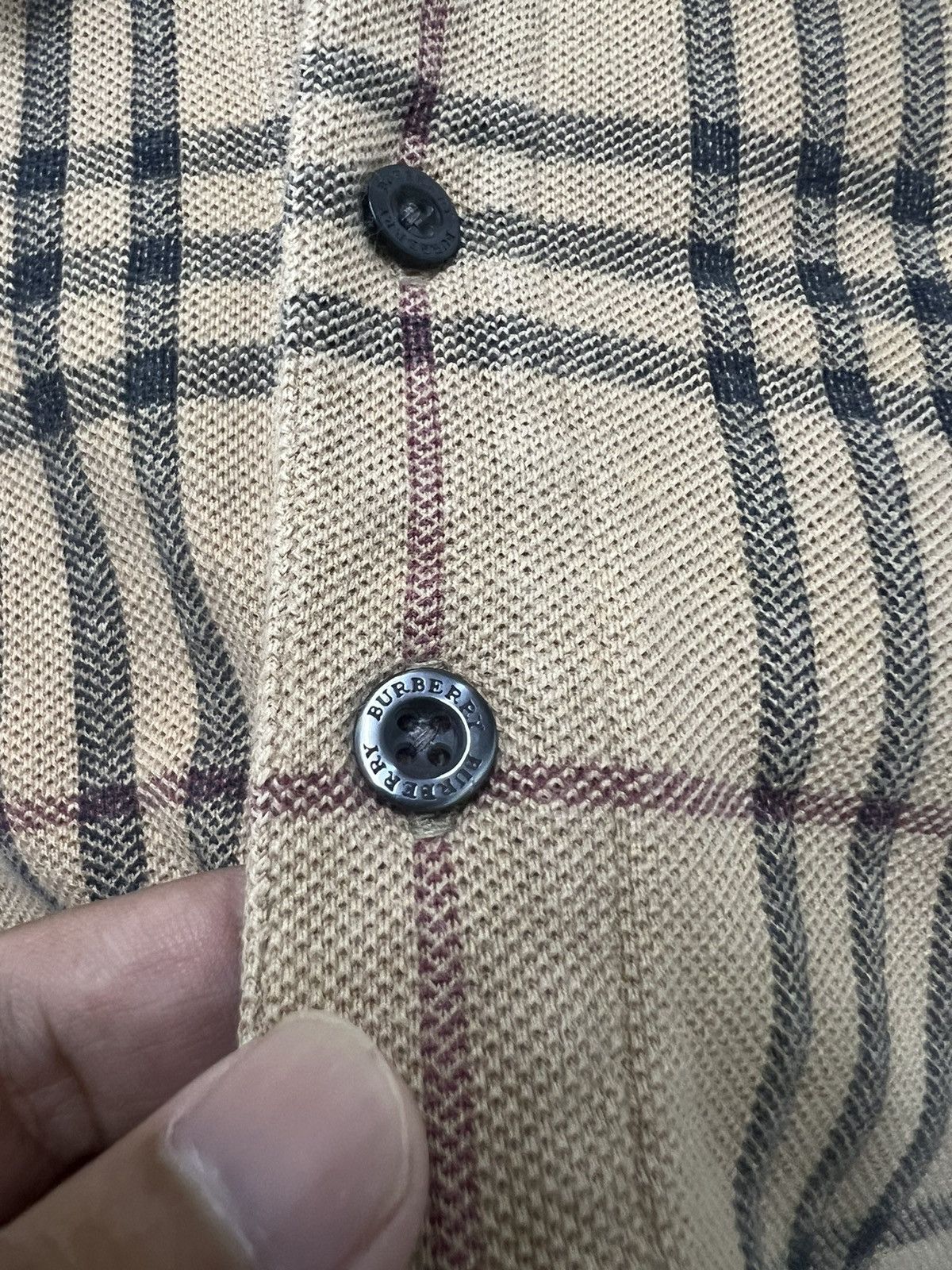 Burberry Burberry Nova Check Polo Shirt Size US M / EU 48-50 / 2 - 4 Thumbnail