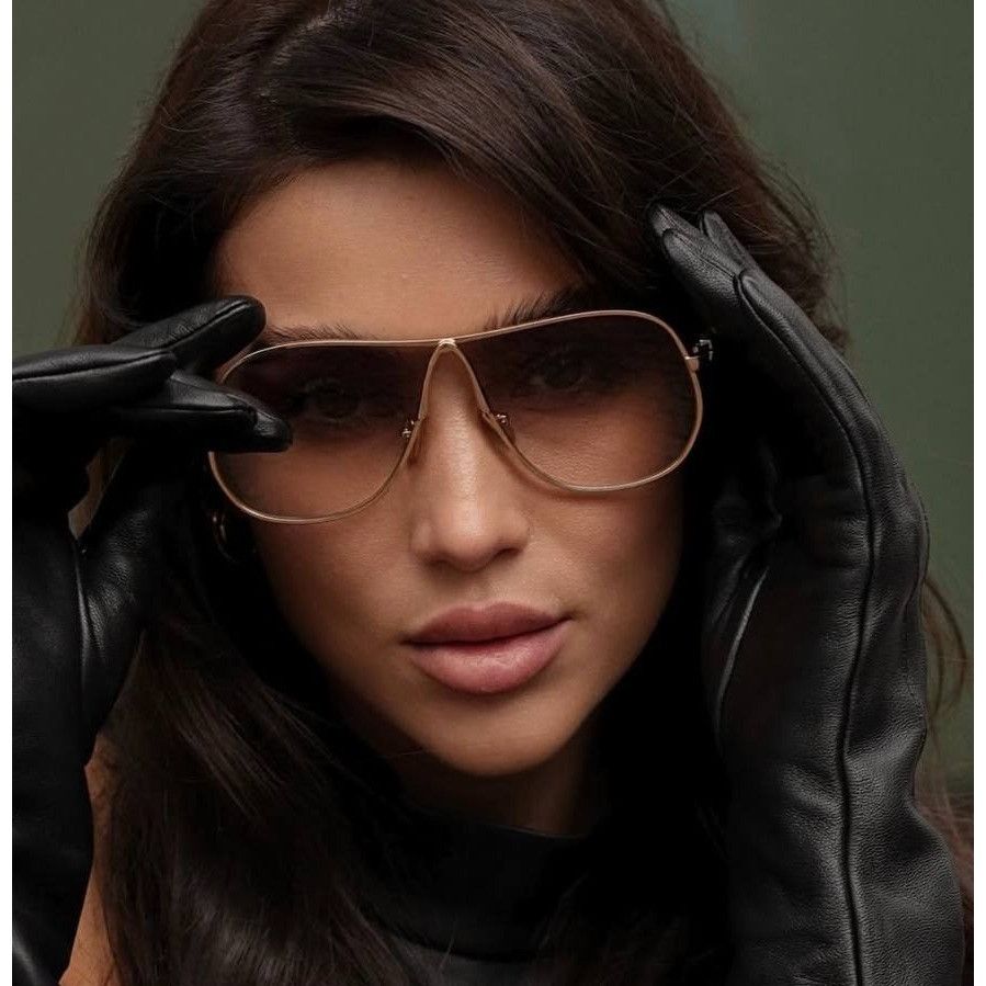 Miu Miu NEW MIU MIU SUNGLASSES MUA56S ZVN80Q GOLD MU A56S, SMU A56 Size ONE SIZE - 3 Thumbnail