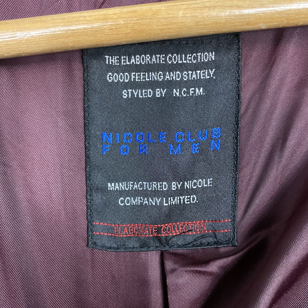 Japanese Brand 🔥VINTAGE SOFT LEATHER JACKET BIKER NICOLE CLUB ISSEY MIYAKE Size US S / EU 44-46 / 1 - 18 Thumbnail