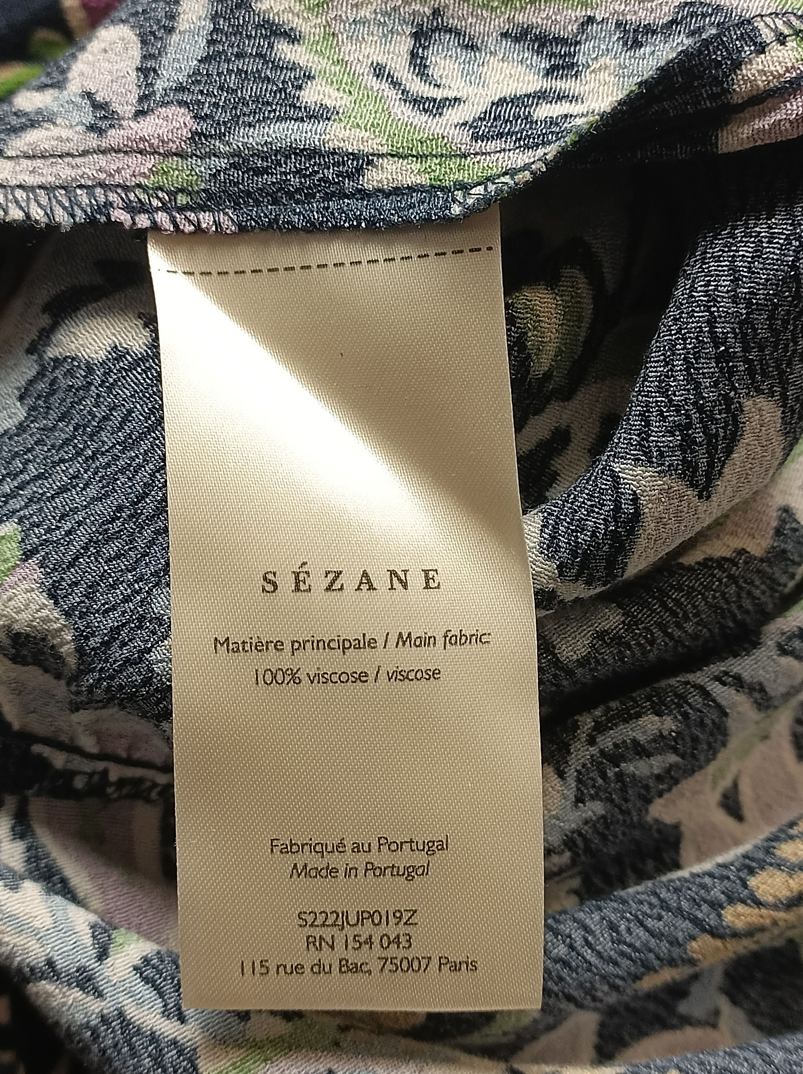 Sezane Sezane Tammie Flowers Print Long Skirt EU 40 Size 28" / US 6 / IT 42 - 12 Thumbnail