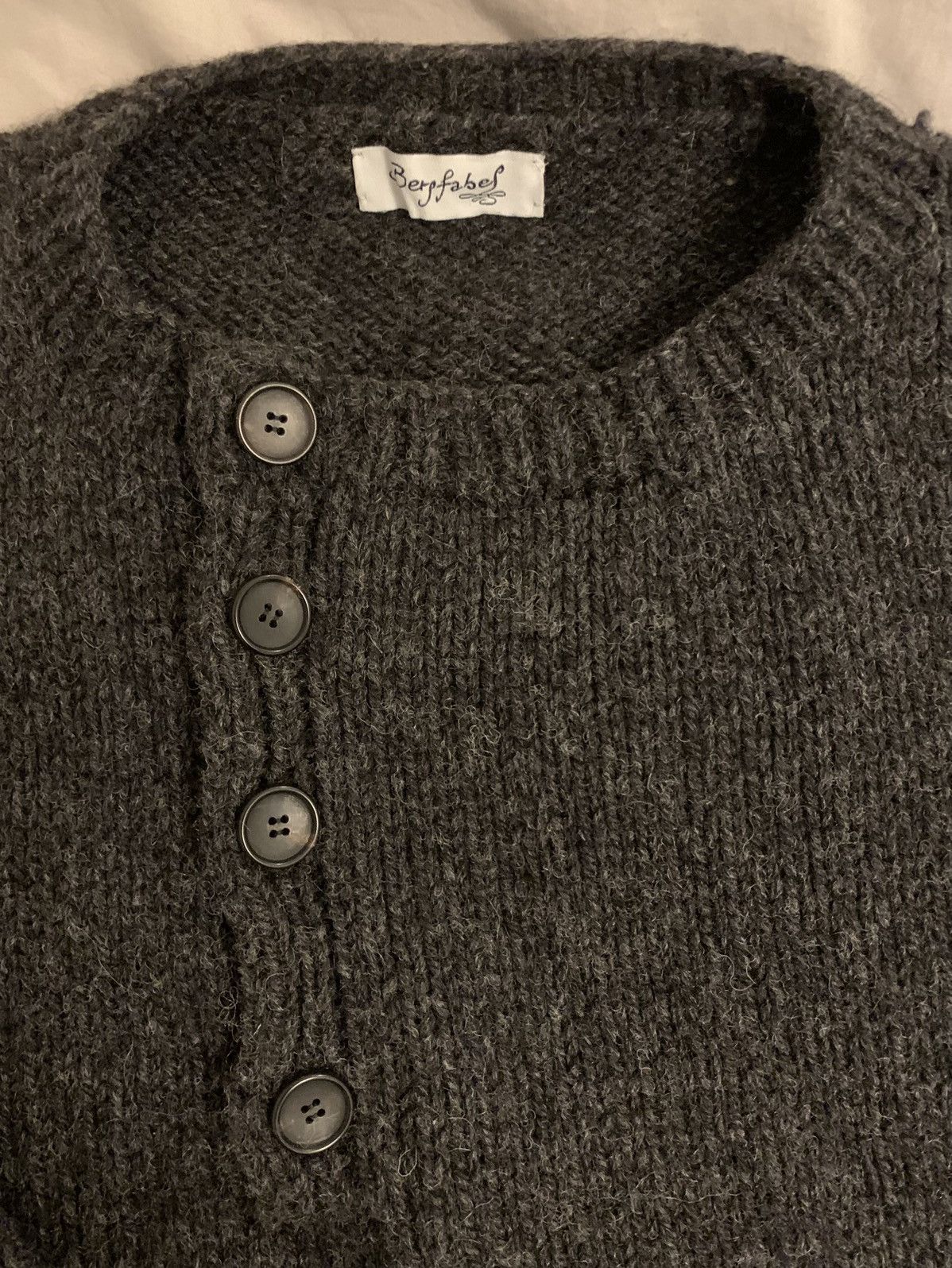 Bergfabel × John Alexander Skelton × Paul Harnden Shoemakers Bergfabel Handspun Wool Sweater Size US S / EU 44-46 / 1 - 6 Thumbnail