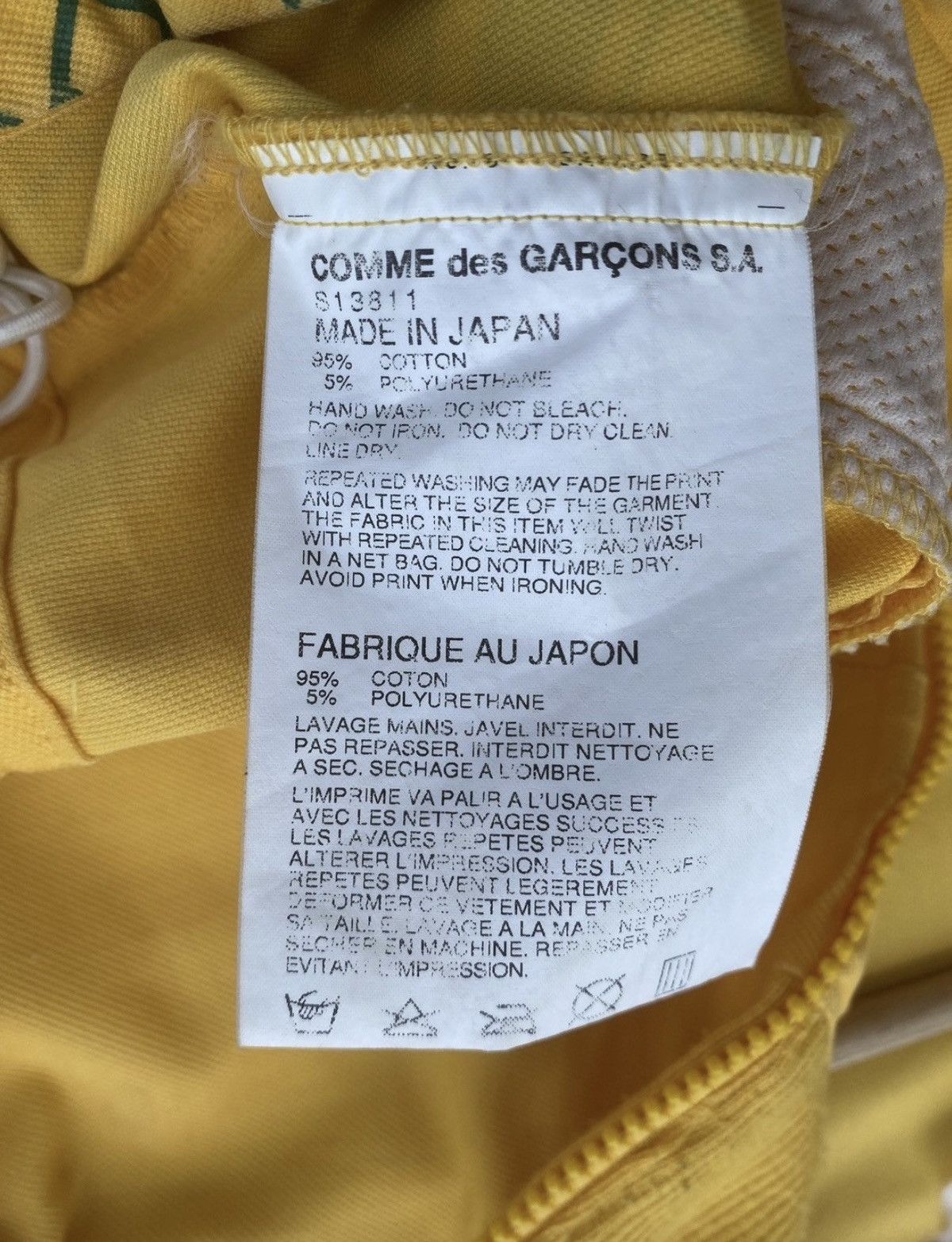 Comme des Garcons Rare Comme Des Garcons SHIRT Yellow Jacket Size US M / EU 48-50 / 2 - 24 Thumbnail
