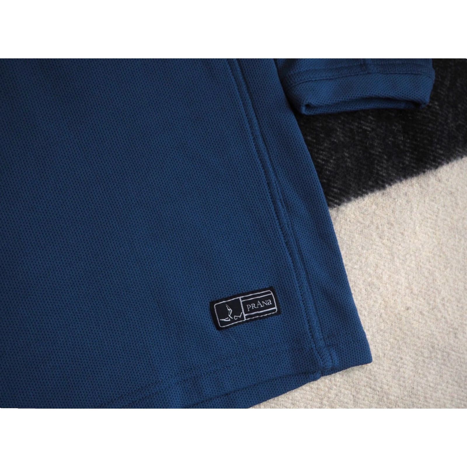 Prana VINTAGE VTG 90s Prana Breathe Navy Blue Logo Outdoor Hiking Pullover Sweatshirt Mens XL Size US XL / EU 56 / 4 - 3 Thumbnail
