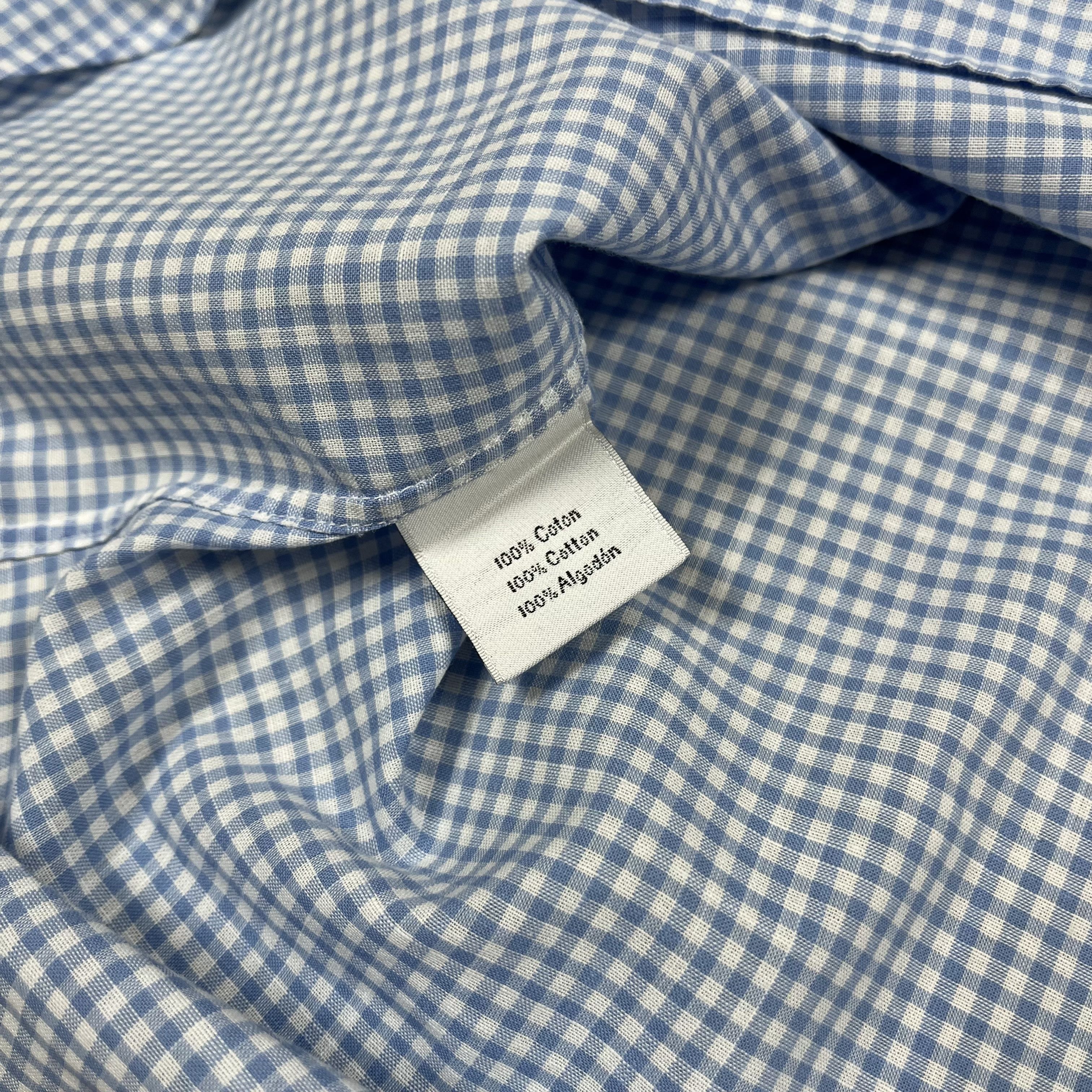 Hermes Hermes Paris Long Sleeve Button Up Checkered Shirt Size US L / EU 52-54 / 3 - 12 Thumbnail