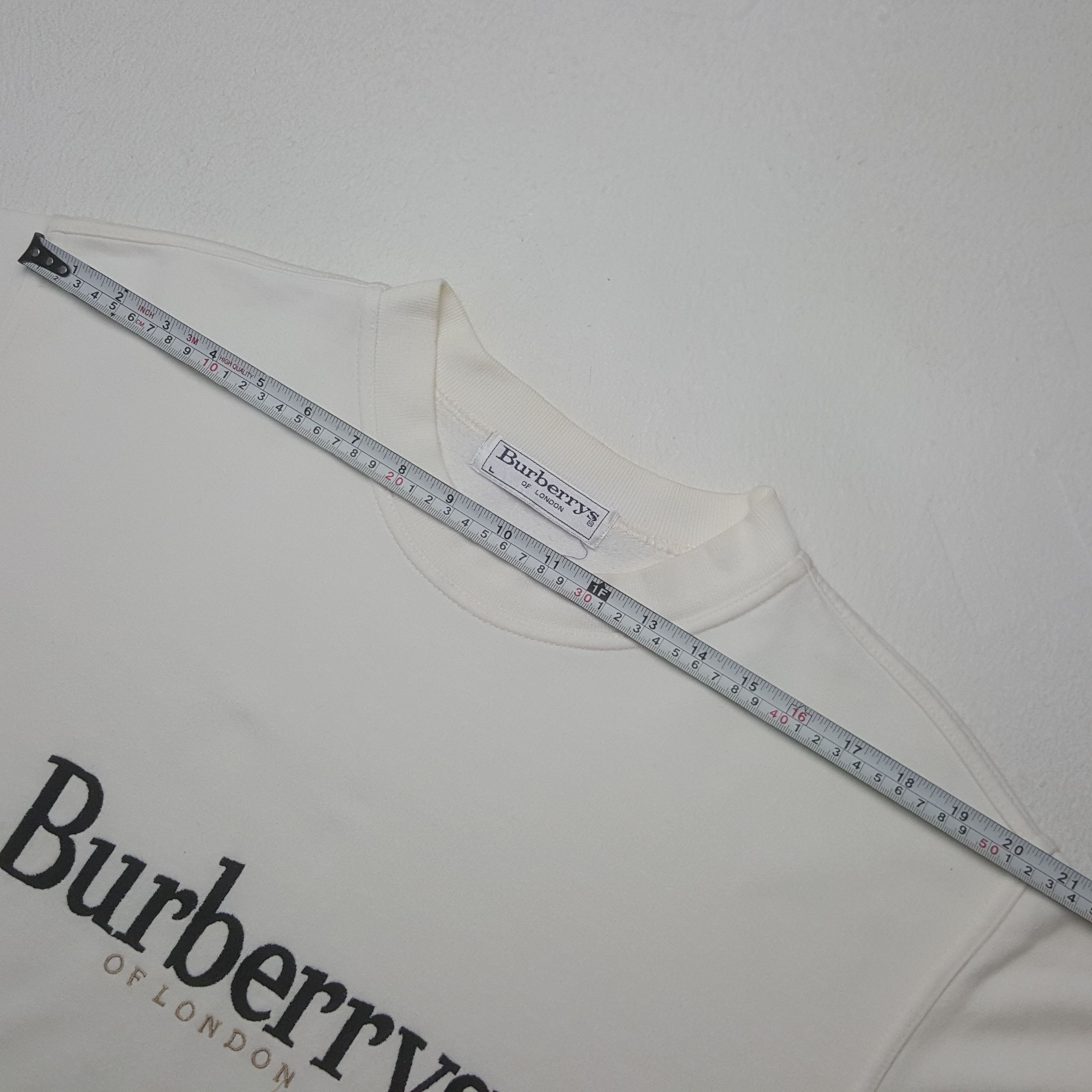 Burberry Vintage Burberrys Of London Embroidery Spellout Sweatshirt Size US M / EU 48-50 / 2 - 5 Thumbnail