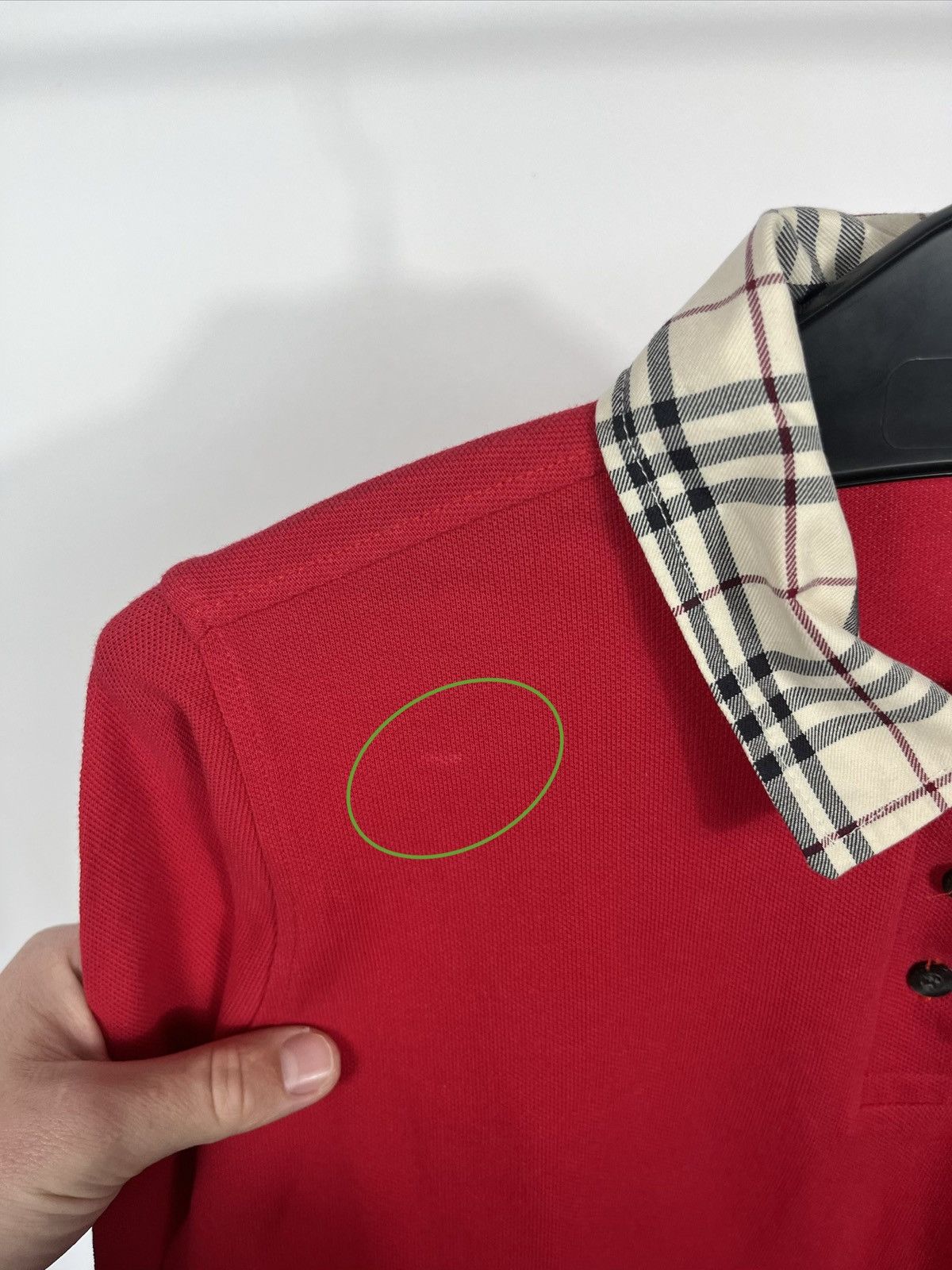 Burberry Burberry London Polo Shirt Nova Check Collar Long Sleeve L Size L / US 10 / IT 46 - 4 Thumbnail