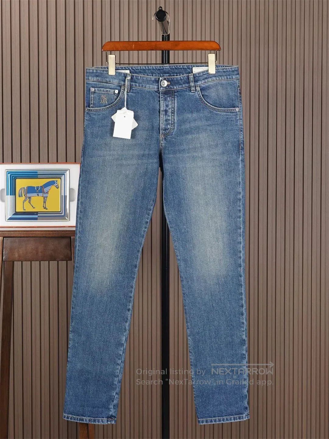 Brunello Cucinelli Brunello Cucinelli Men's Slim Straight Jeans. Size US 36 / EU 52 - 1 Thumbnail
