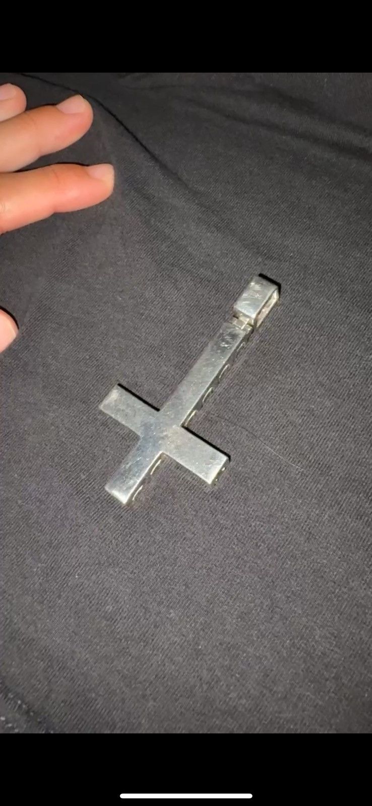 Other Custom Opium Upside Down Cross Pendant Size ONE SIZE - 3 Thumbnail
