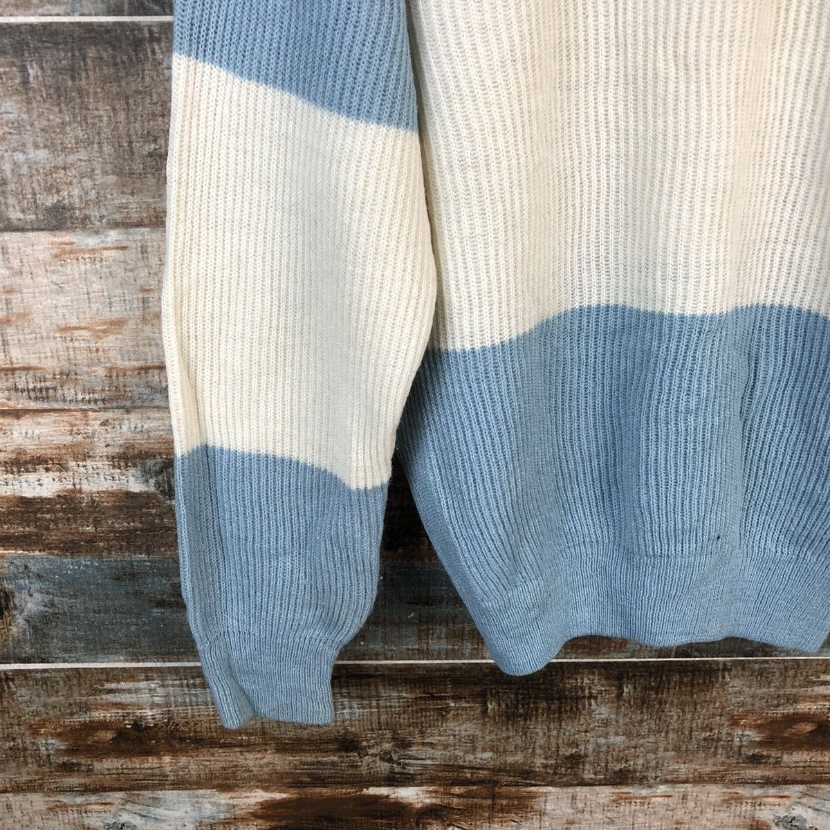Vintage DL Porto Bellos Blue White Knitwear #C610 Size US L / EU 52-54 / 3 - 16 Thumbnail