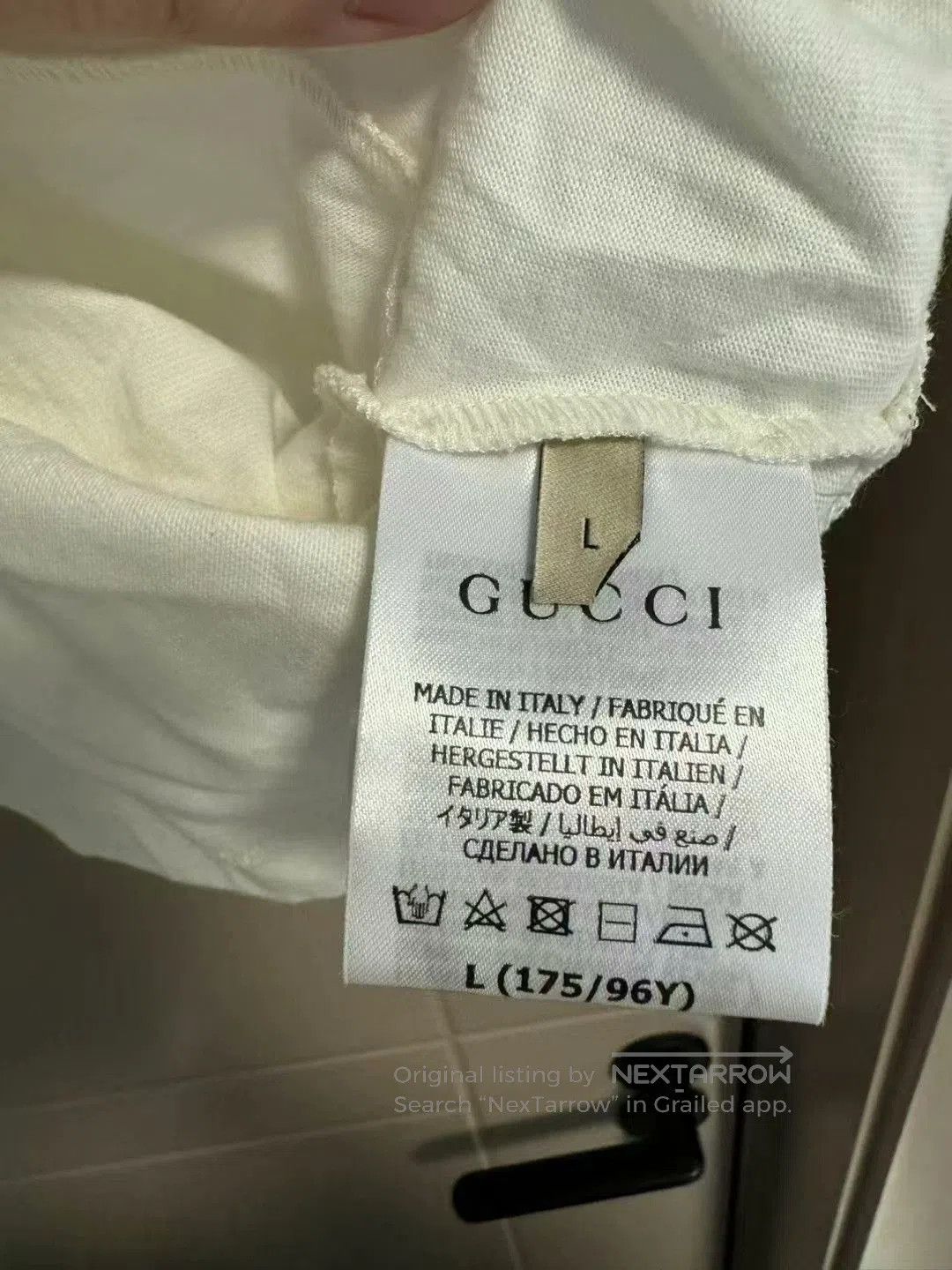 Gucci gucci bear graphic short sleeve t-shirt. Size L / US 10 / IT 46 - 4 Thumbnail