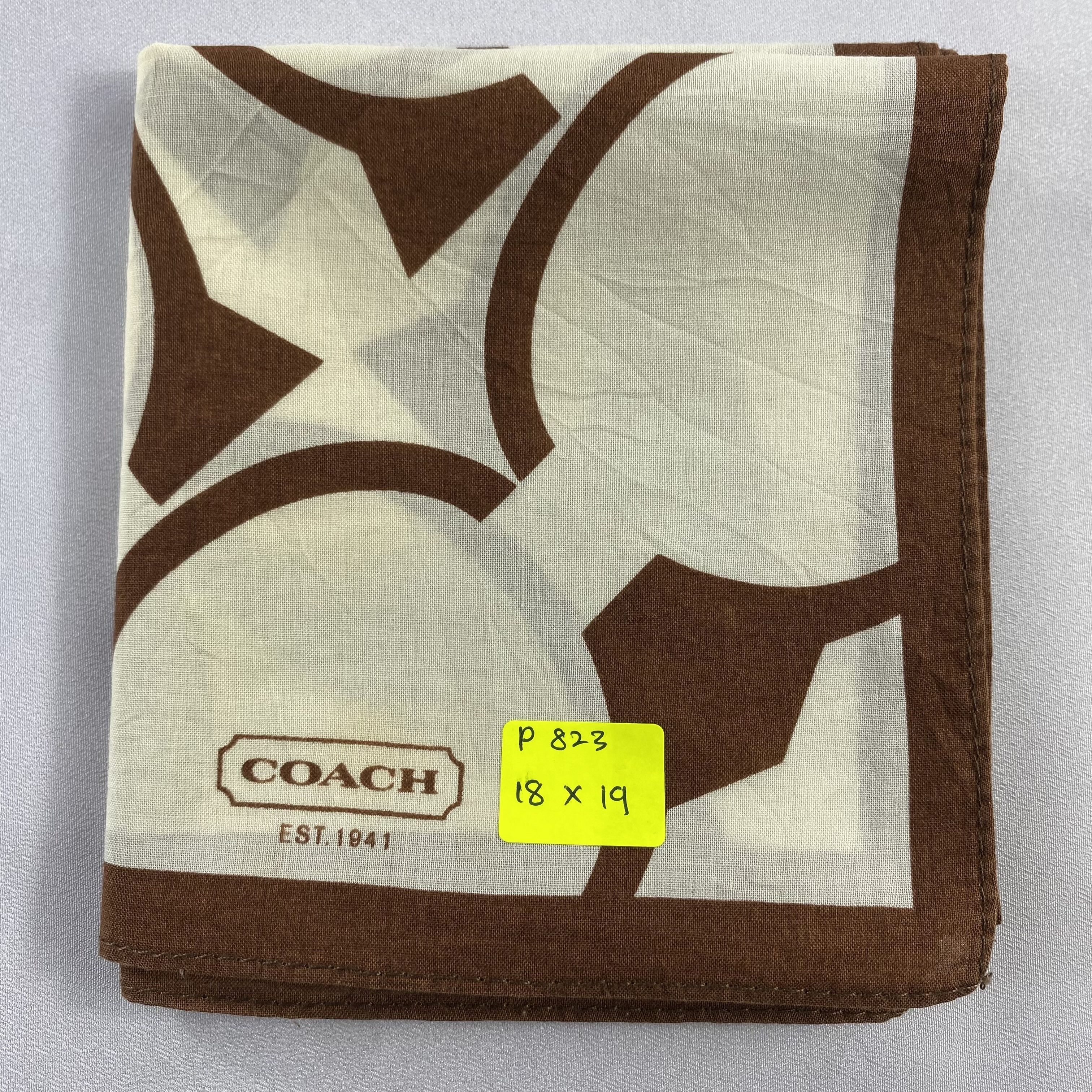 Coach × Vintage Coach Bandana/ Handkerchief / Neckerchief-P823 Size ONE SIZE - 5 Thumbnail