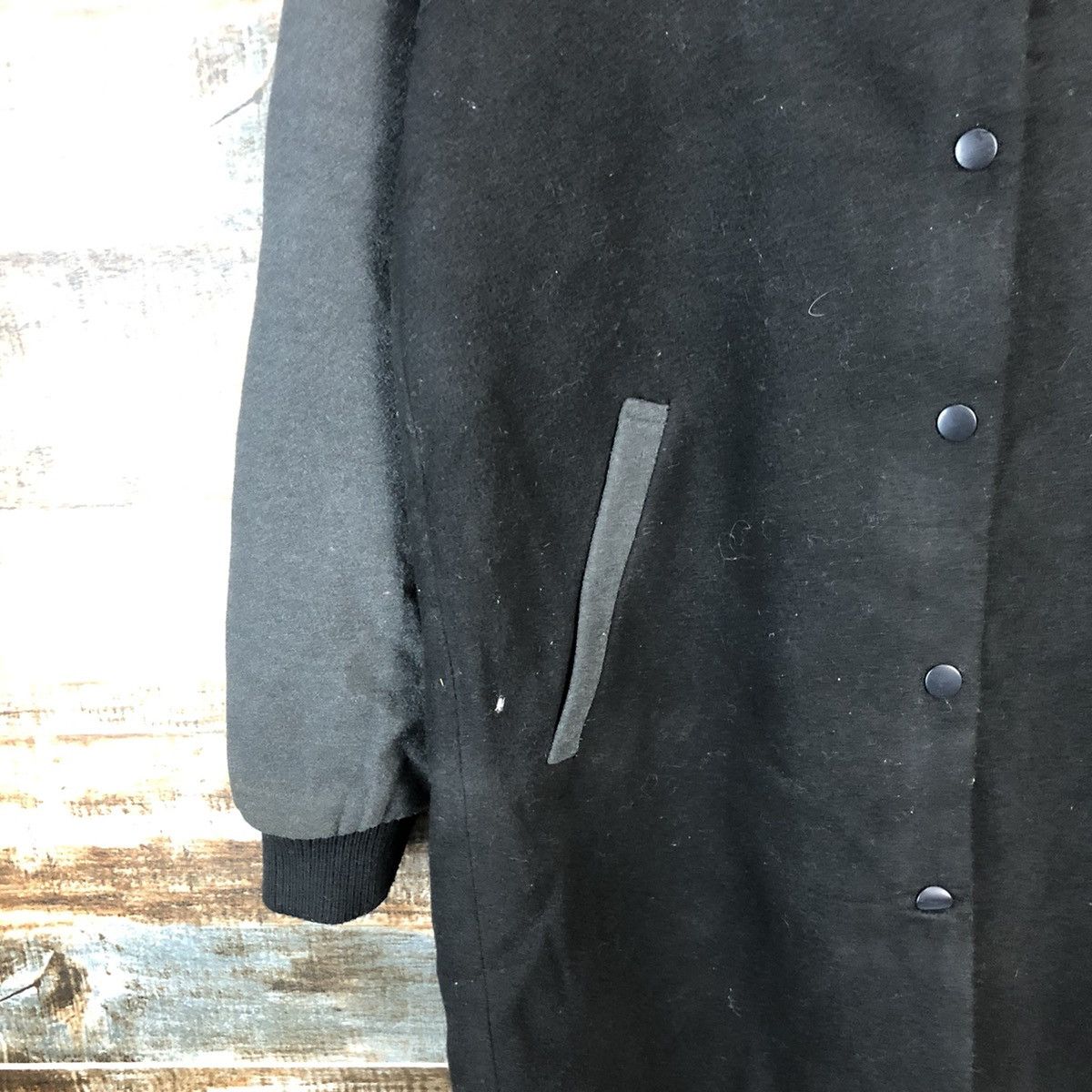 Ciaopanic Ciao Panic Black Long Bombers Jacket #A1307 Size S / US 4 / IT 40 - 7 Thumbnail