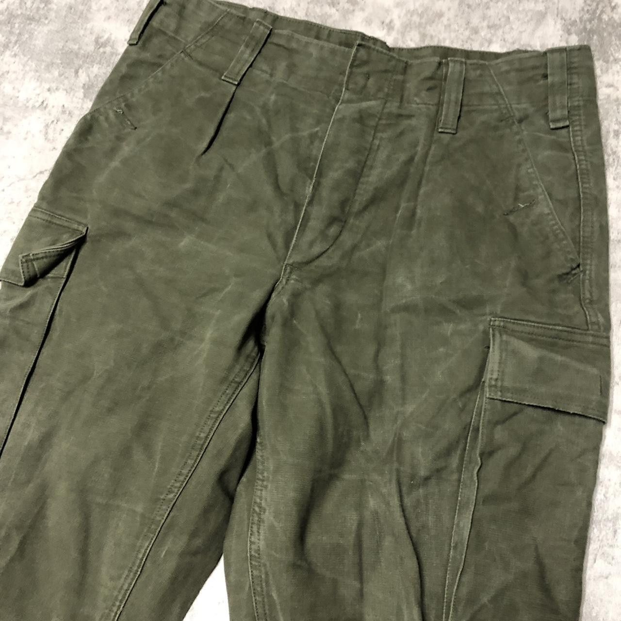 Other Khaki green vintage military cargo trousers clothing Size US 32 / EU 48 - 2 Thumbnail